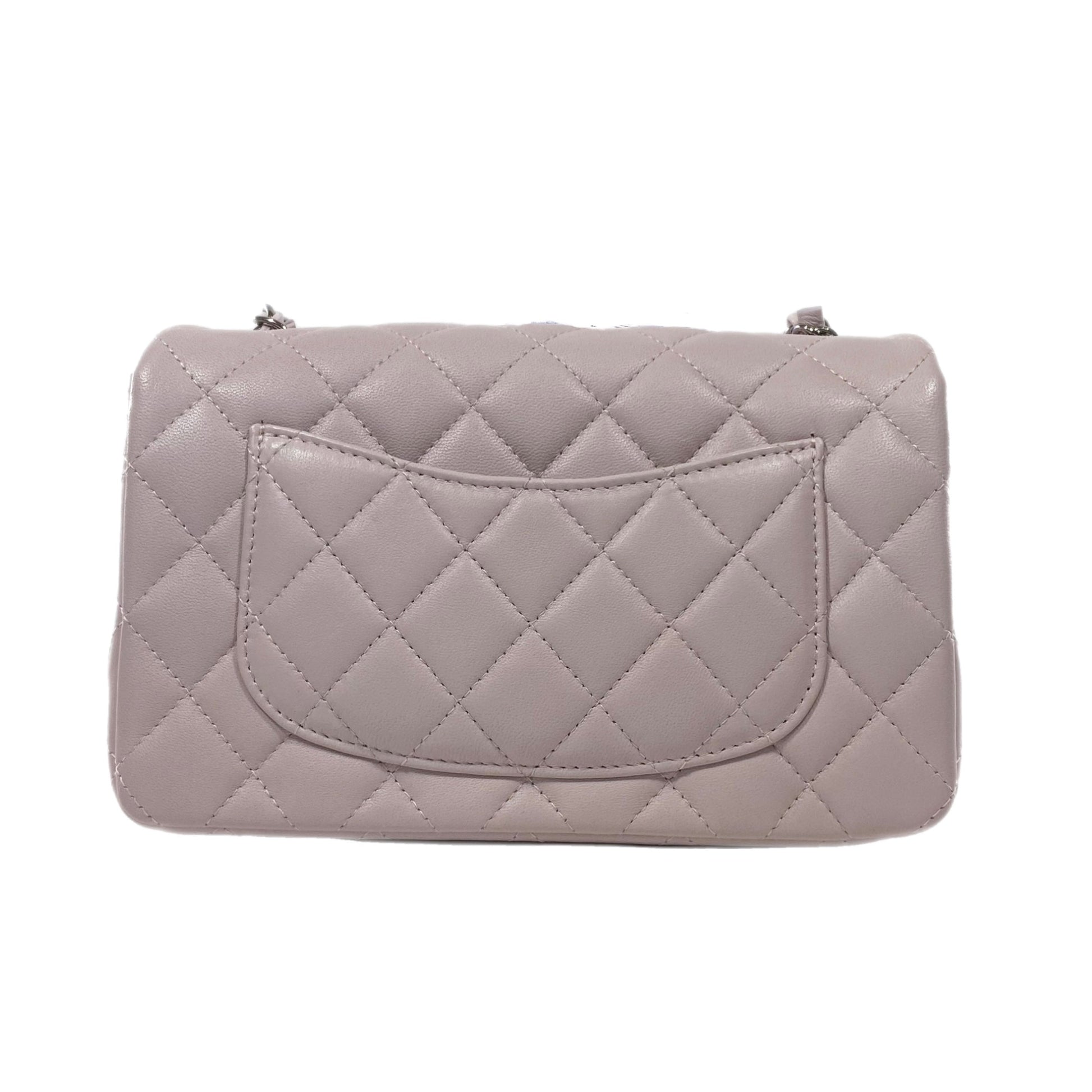 Chanel Pale Lavender Lambskin Mini Rectangle