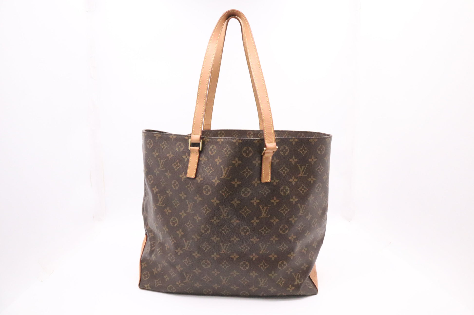 Louis Vuitton Cabas Alto Monogram Canvas Handbag Canvas 3