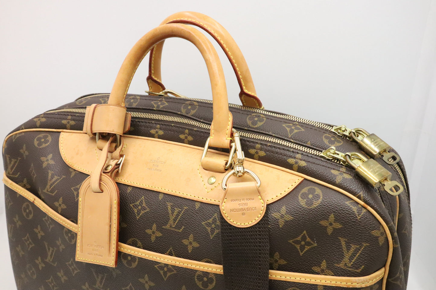 Louis Vuitton Alize 2 Pouches Monogram Canvas Handbag