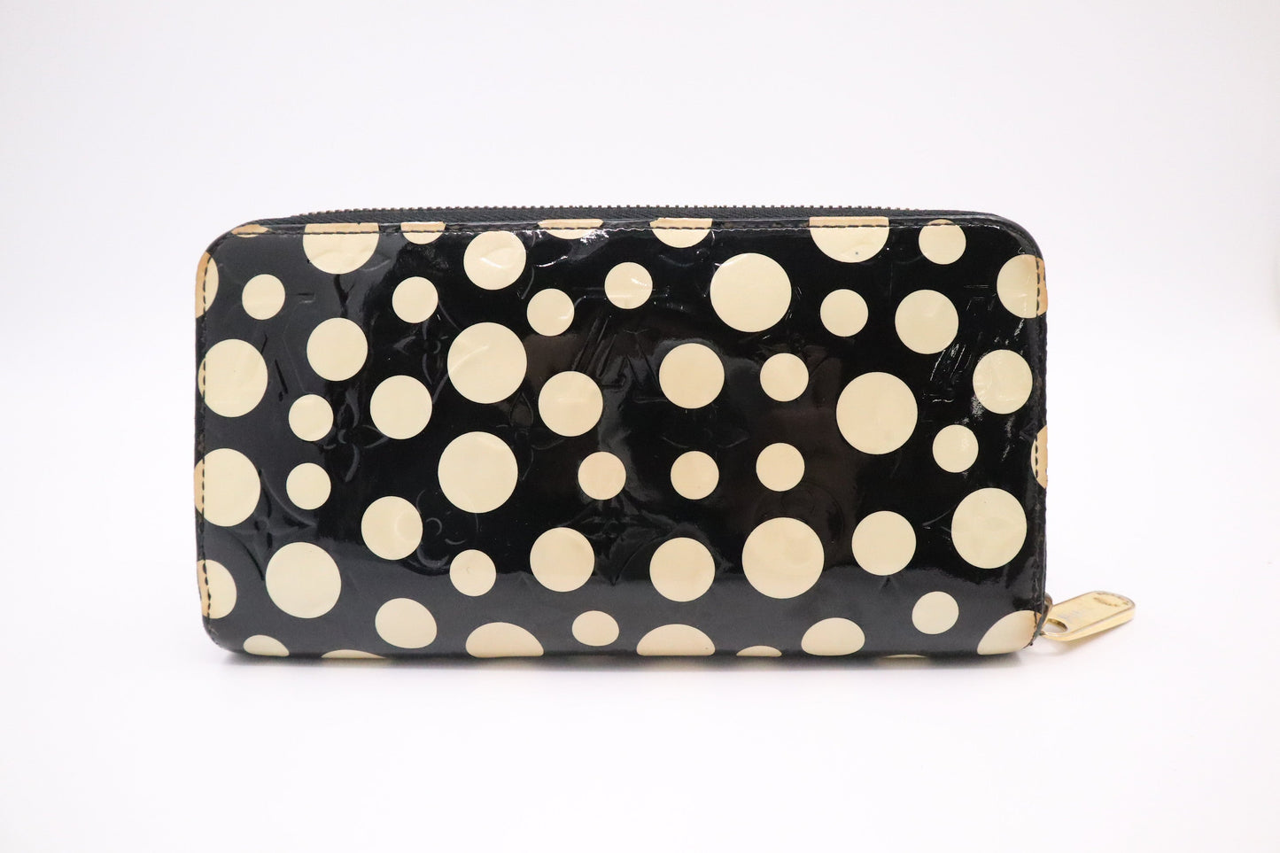 Louis Vuitton Long Zippy Infinity Dots Vernis Leather Wallet Case