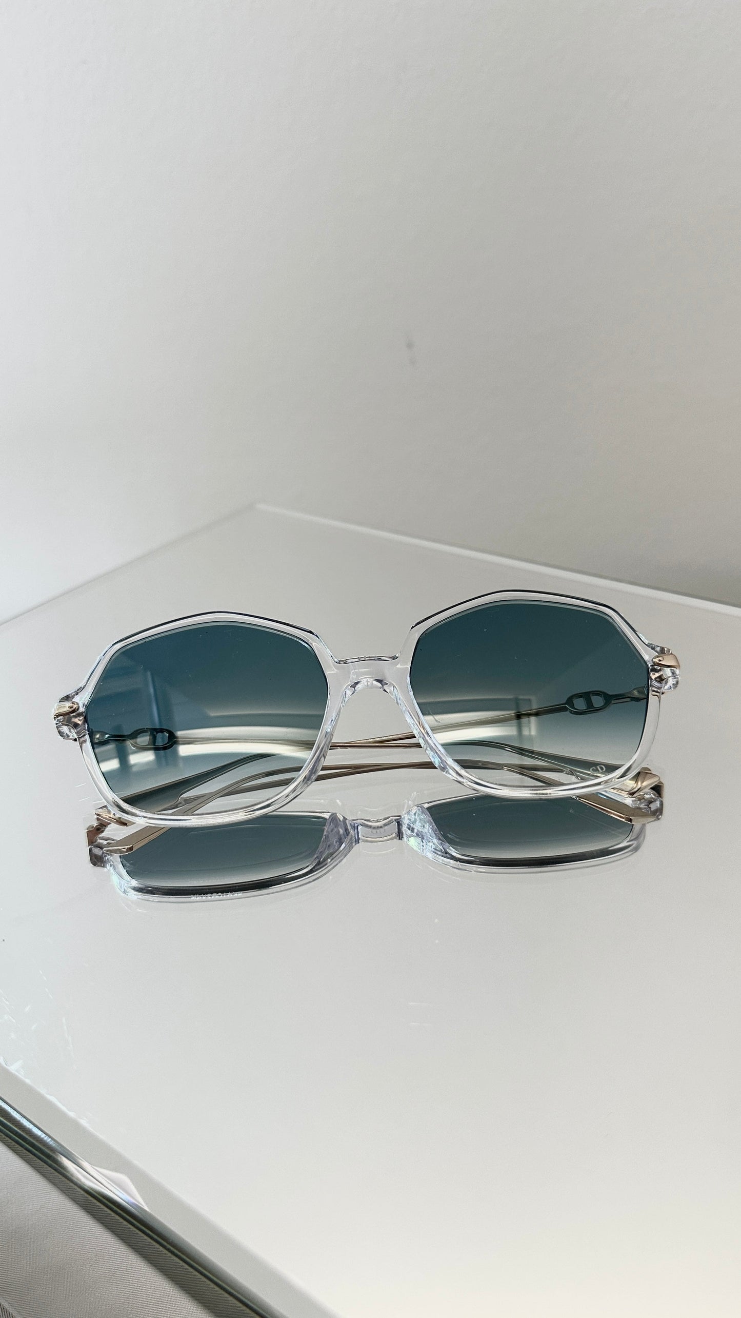 Dior Handbag Link2 Sunglasses Champagne