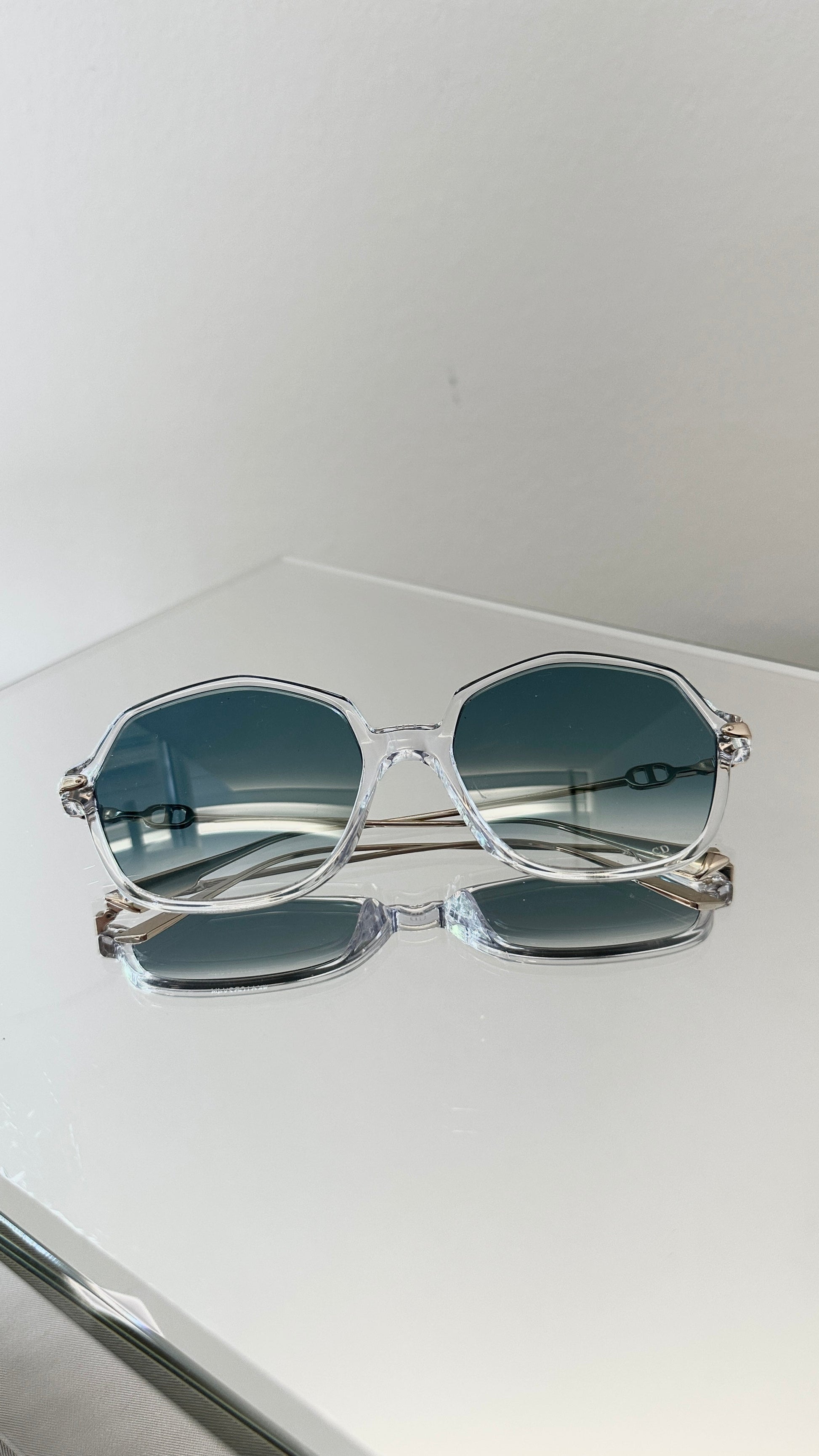 Dior Handbag Link2 Sunglasses Champagne