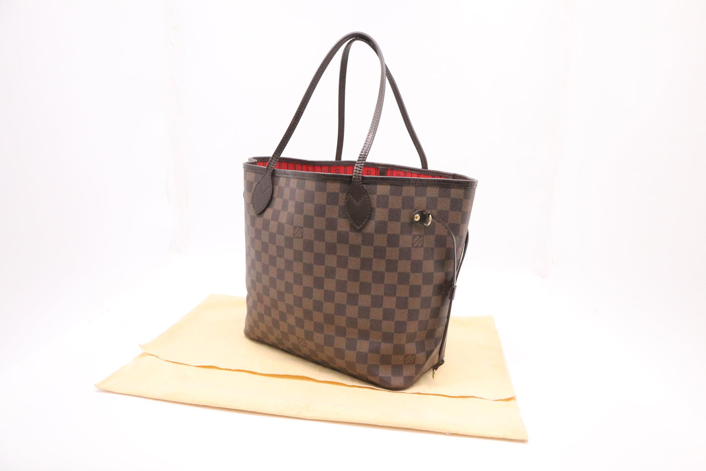 Louis Vuitton Neverfull MM Ebene Damier Canvas Tote Bag Canvas 4