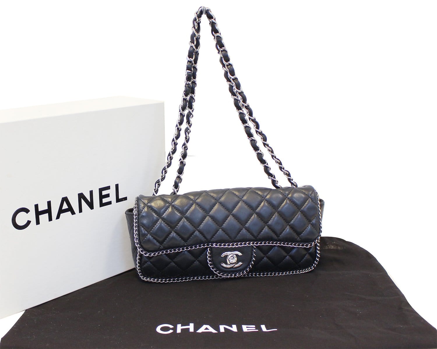 Chanel Classic Flap Trim Travel Bag