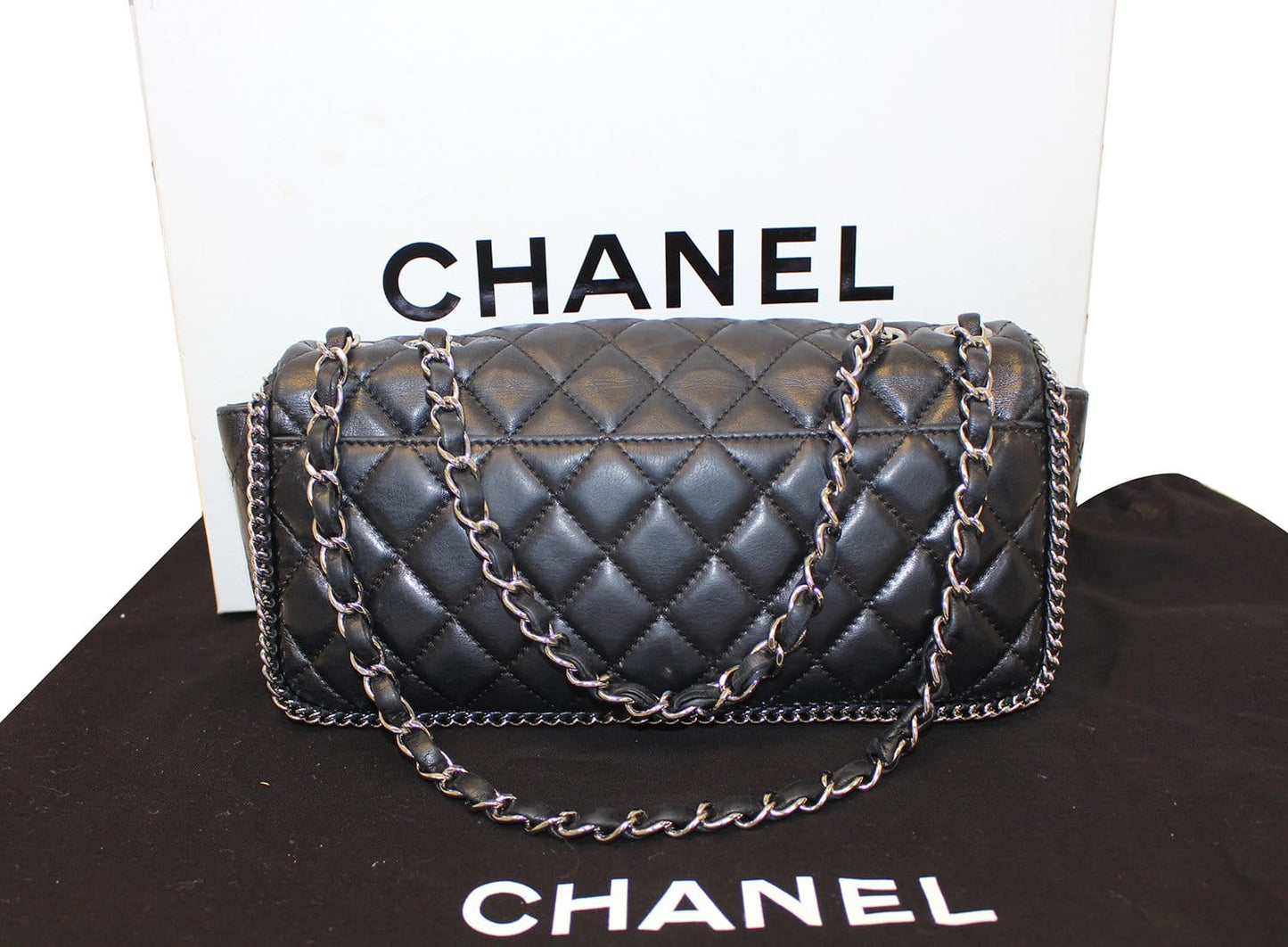 Chanel Classic Flap Trim Travel Bag