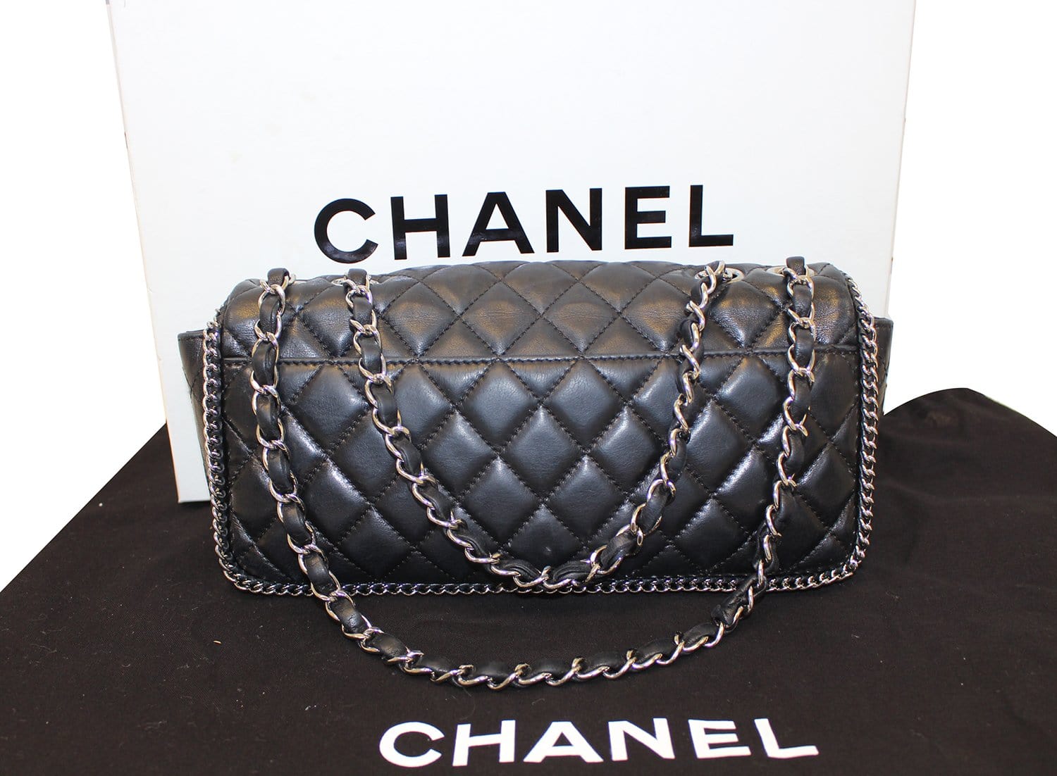 Chanel Classic Flap Trim Travel Bag