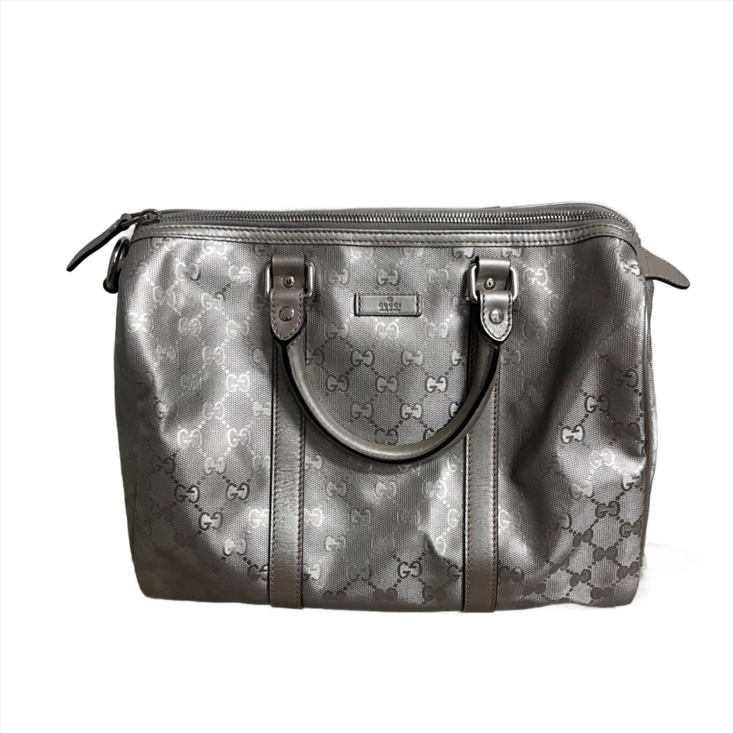 Gucci Joy Boston Silver Handbag