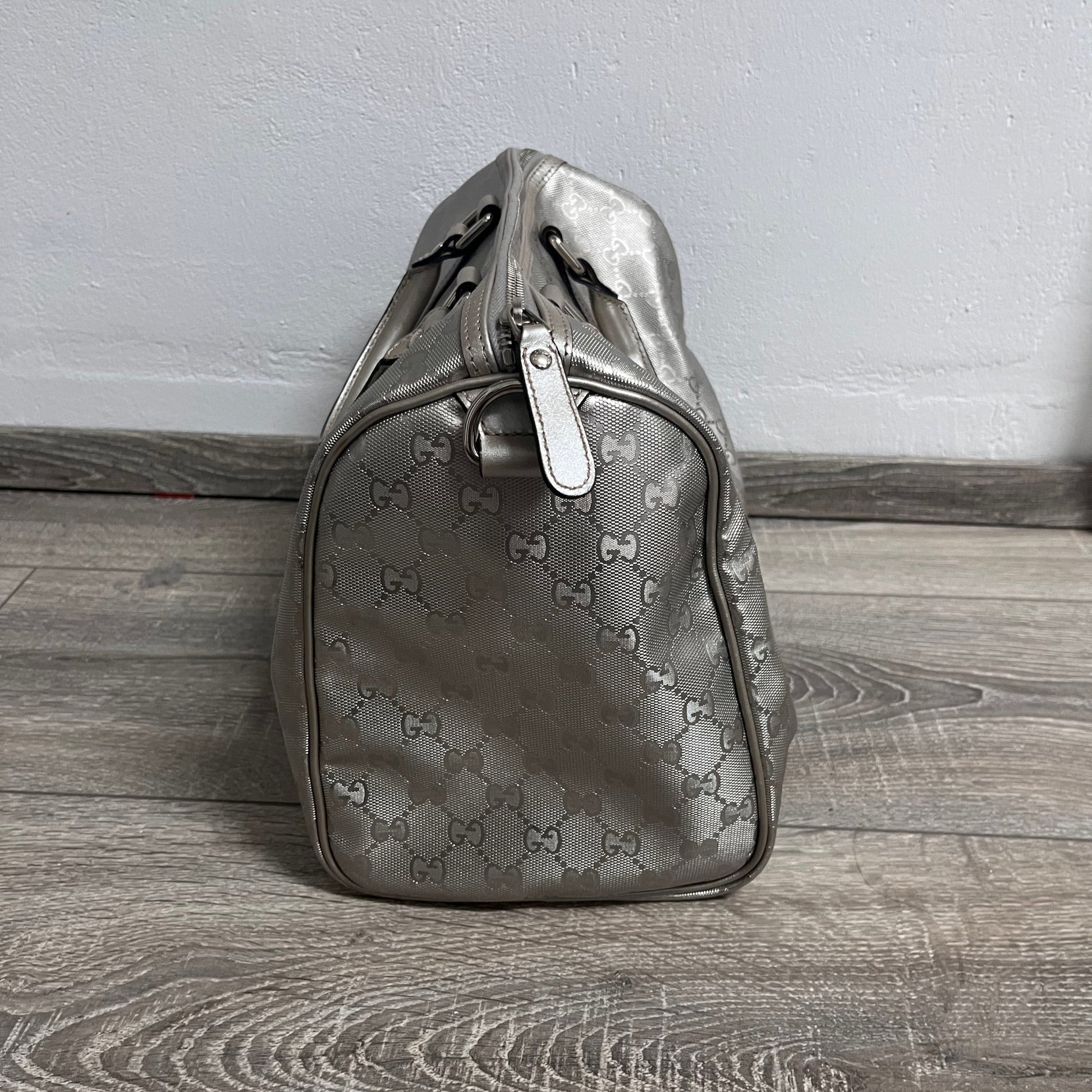 Gucci Joy Boston Silver Handbag