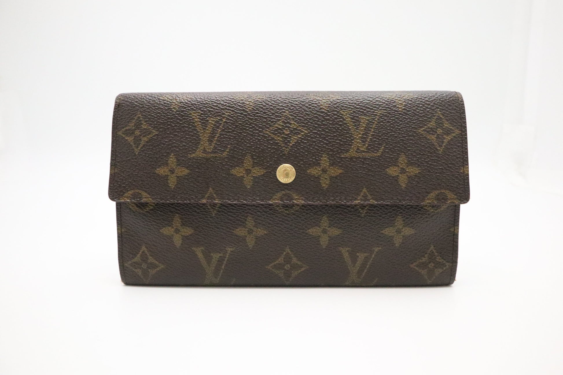 Louis Vuitton International Monogram Canvas Wallet Case Monogram Canvas
