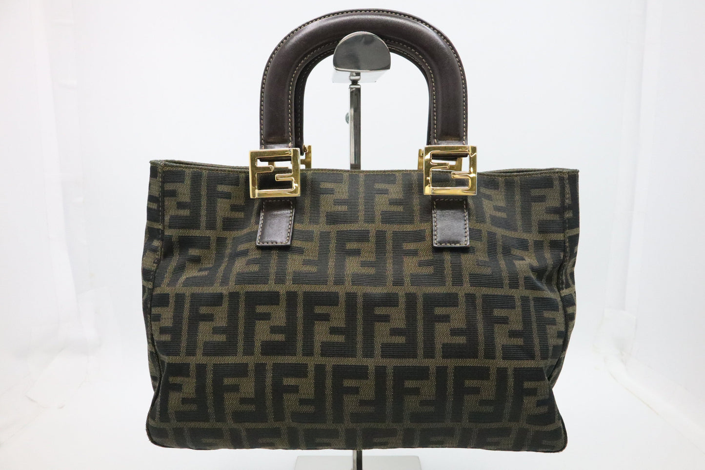 Fendi Handbag In Zucca Canvas Travel Bag Zucca Canvas 1