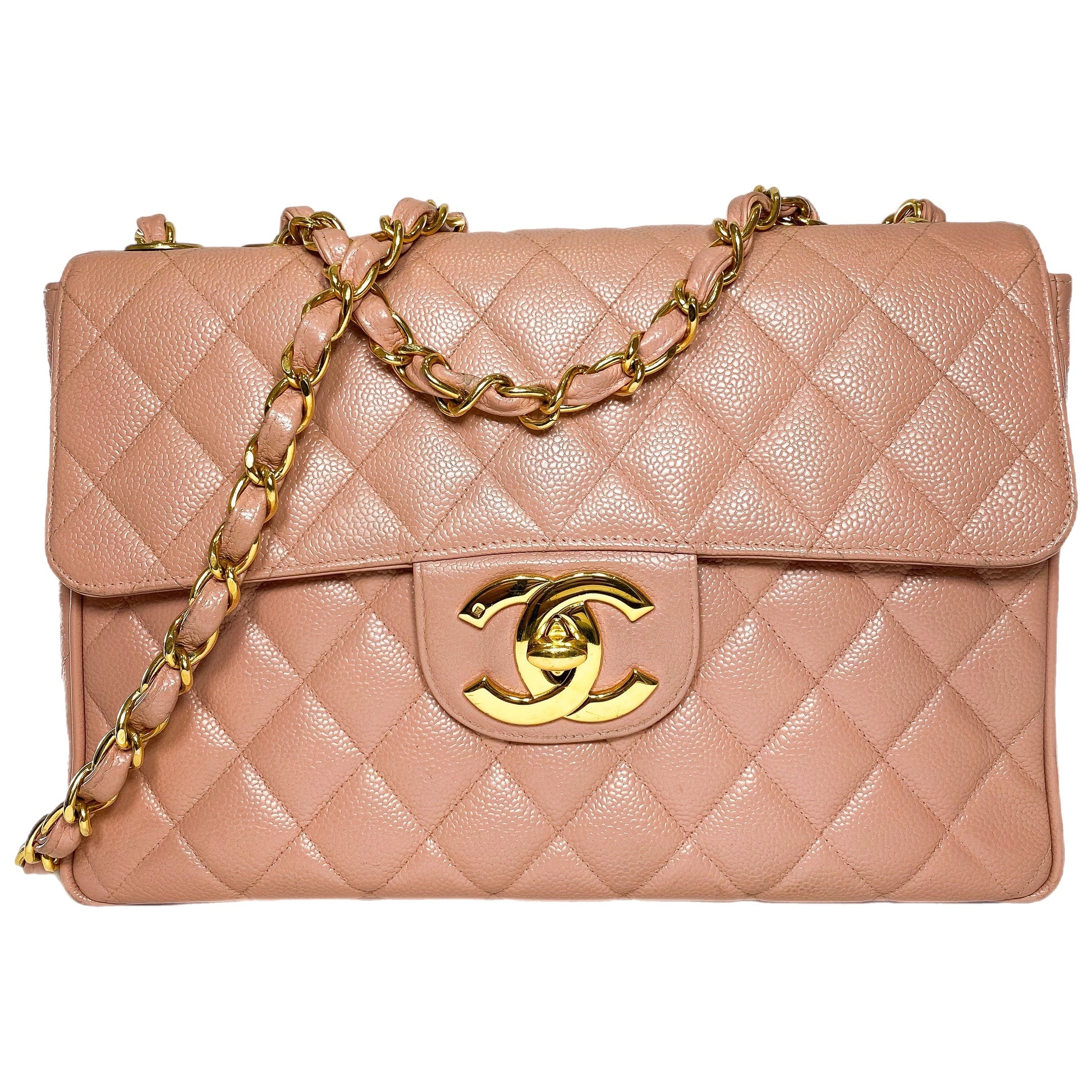 Chanel Pink   Jumbo Flap Bag