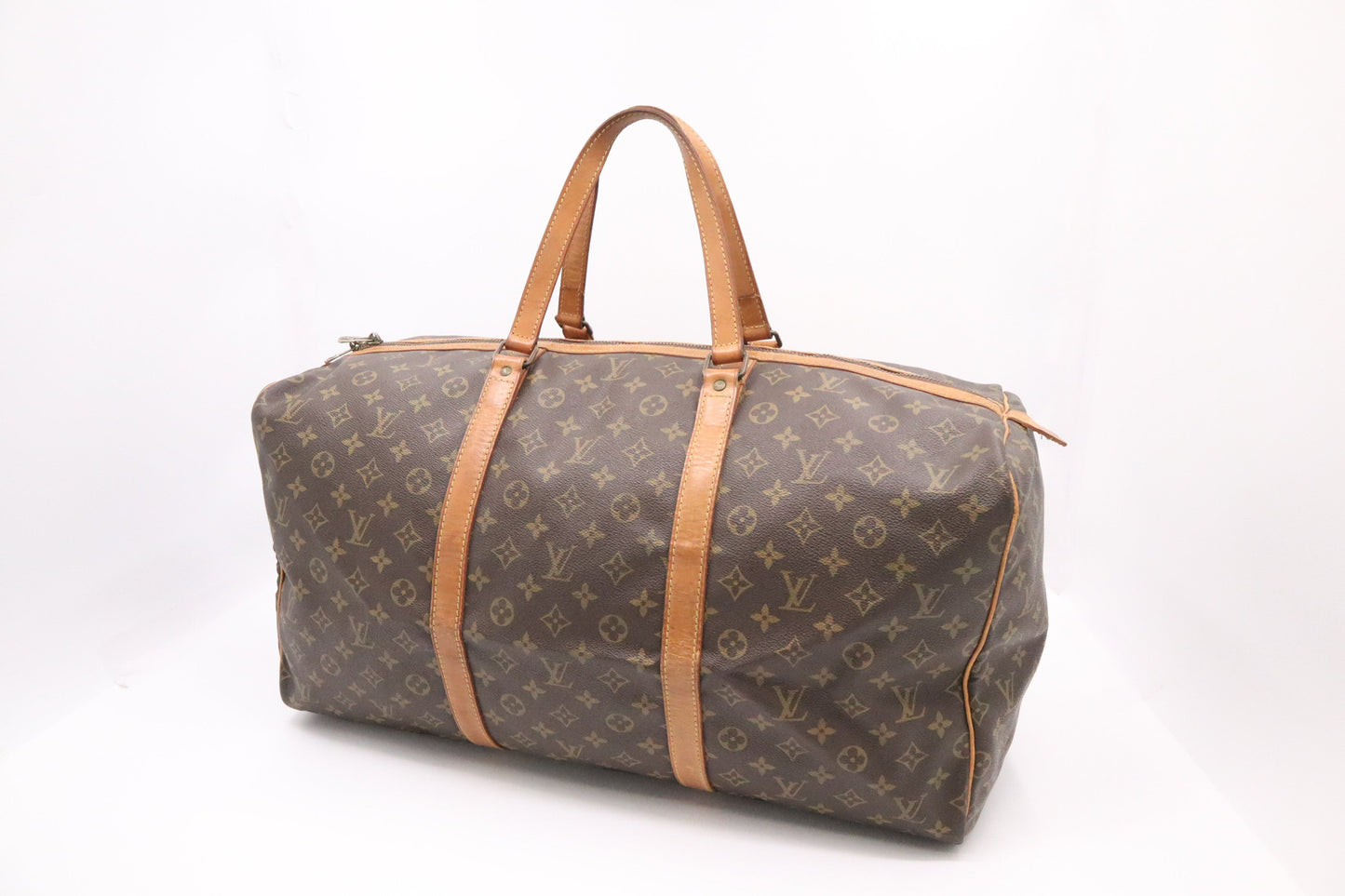Louis Vuitton Sac Souple 55 Monogram Canvas Handbag 3