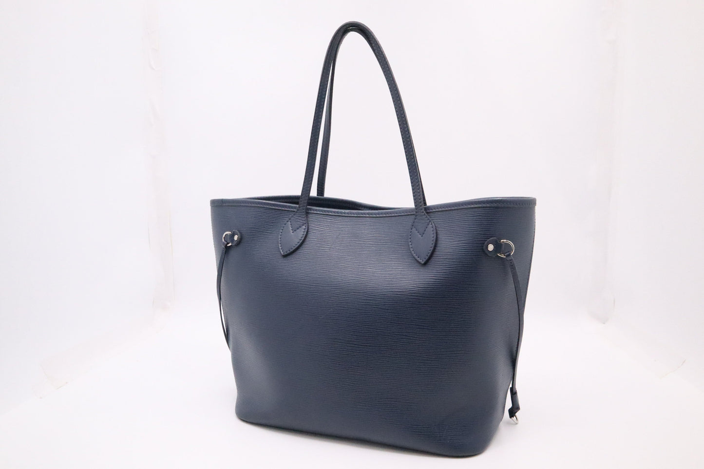 Louis Vuitton Neverfull MM Epi Leather Blue Tote Bag
