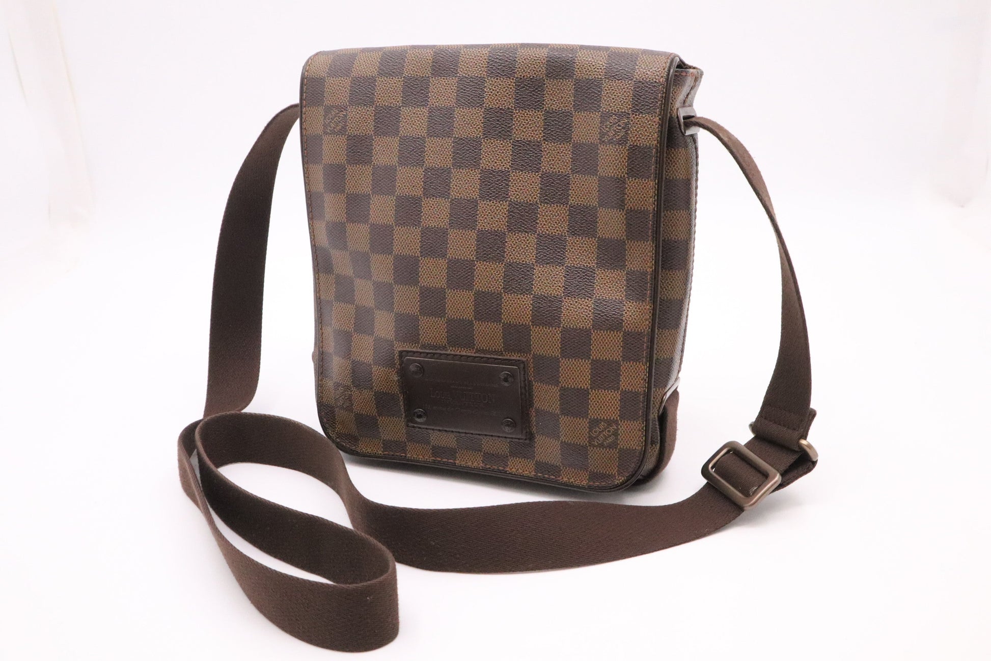 Louis Vuitton Brooklyn PM Ebene Damier Canvas Handbag