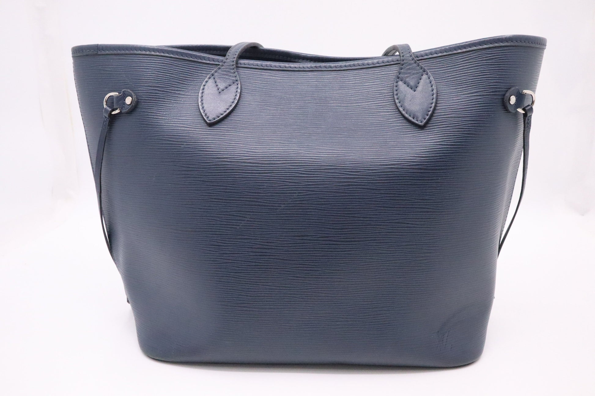 Louis Vuitton Neverfull MM Epi Leather Blue Tote Bag