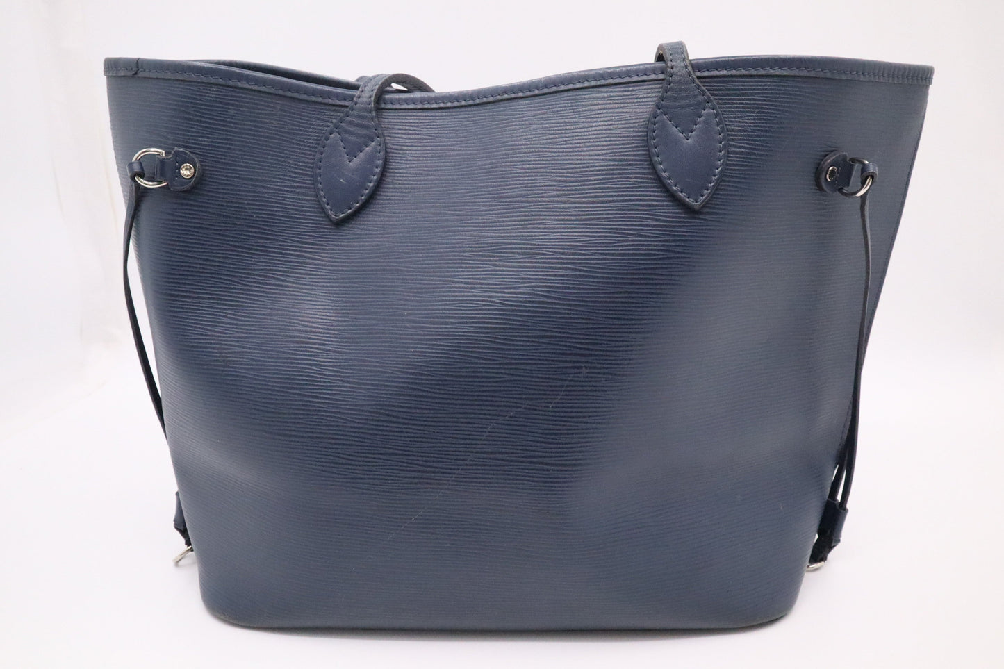 Louis Vuitton Neverfull MM Epi Leather Blue Tote Bag