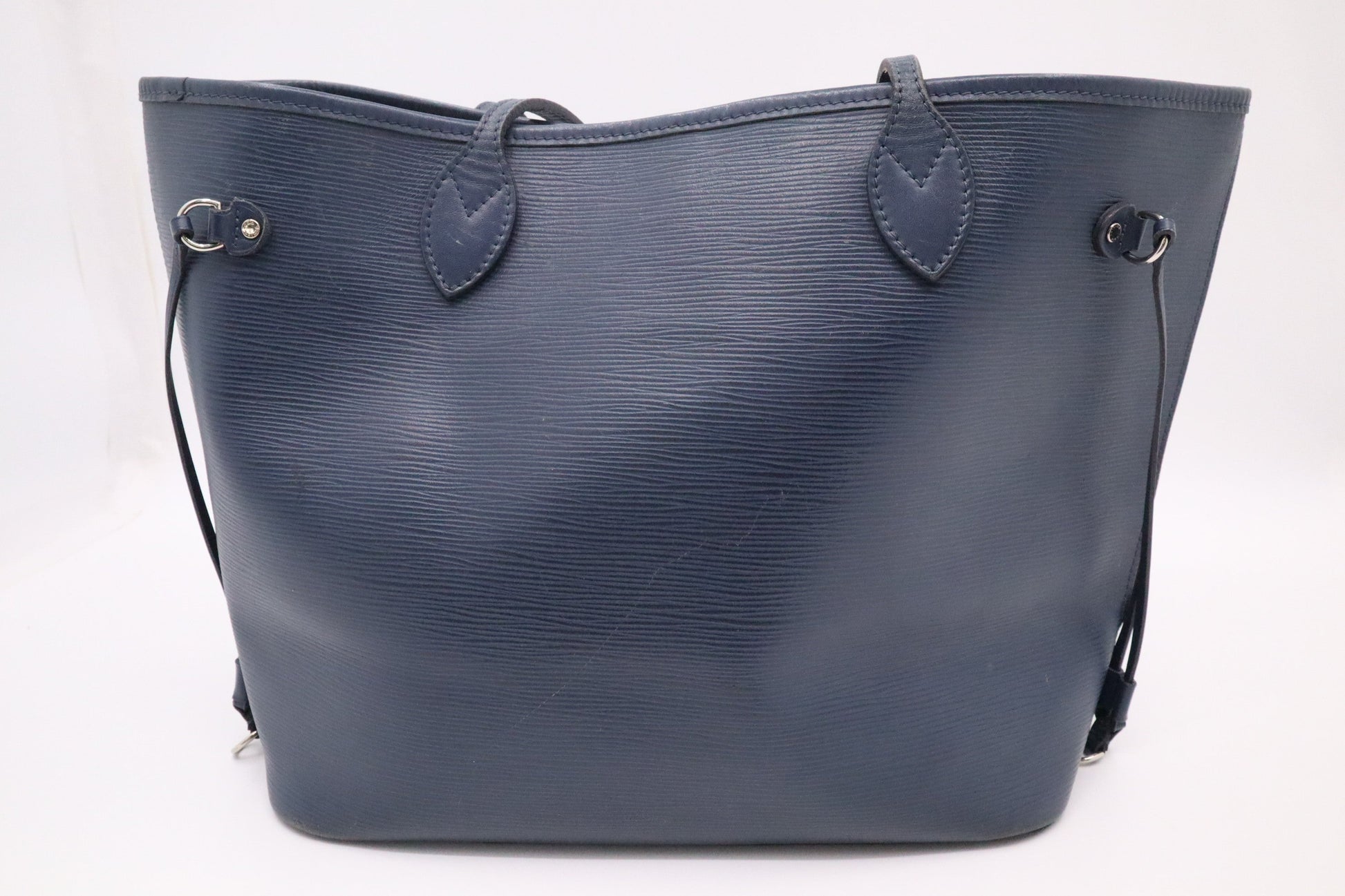 Louis Vuitton Neverfull MM Epi Leather Blue Tote Bag