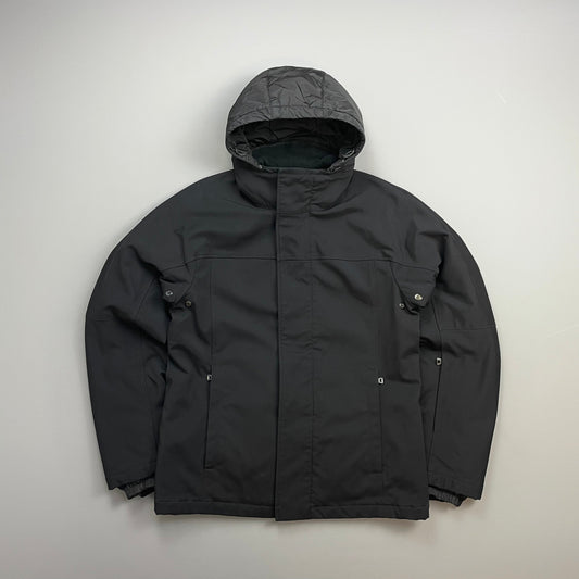 Prada Handbag Sport Technical Fleece-Lined Removable Hood Ski Jacket Nylon Black