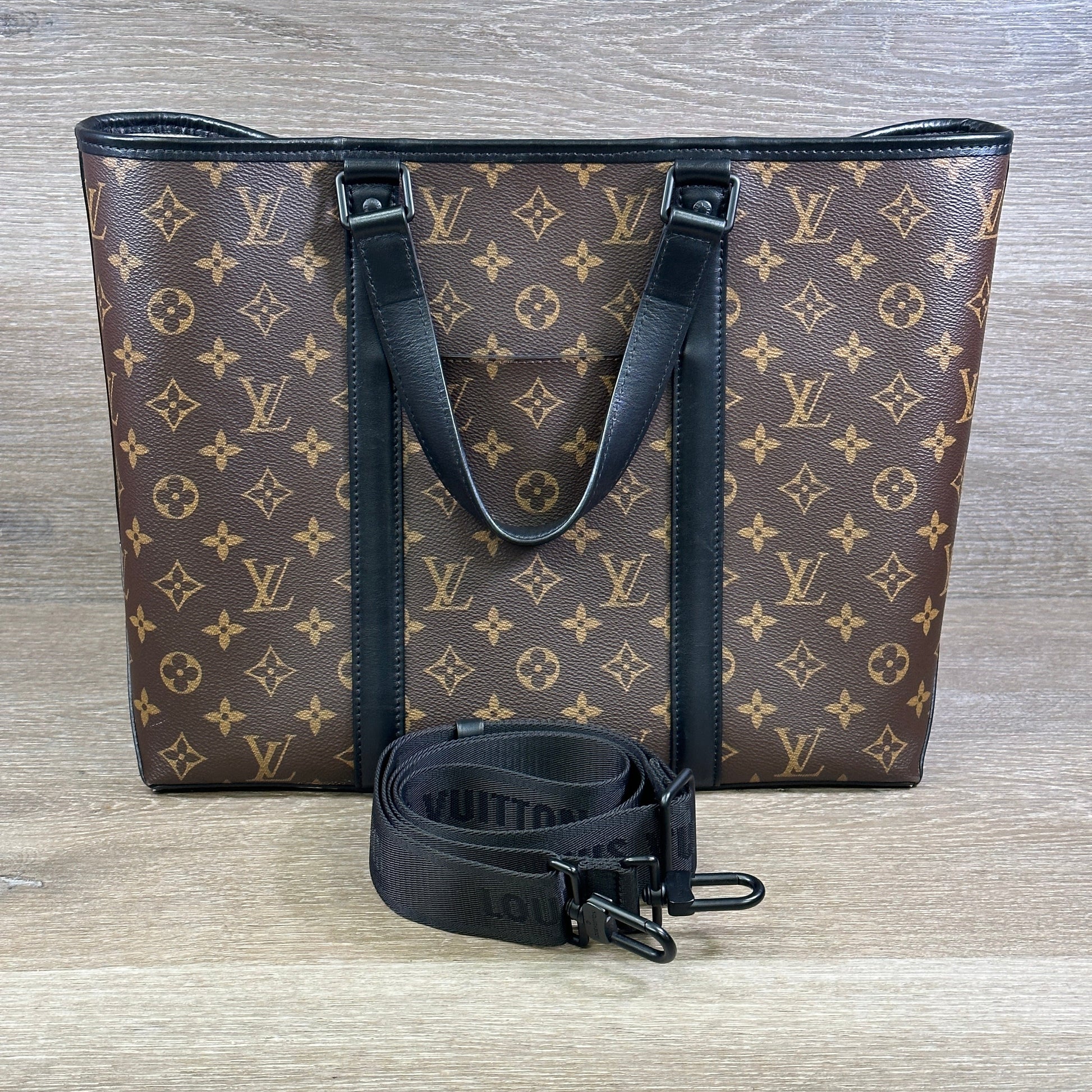 Louis Vuitton Monogram Macassar Weekend Tote PM