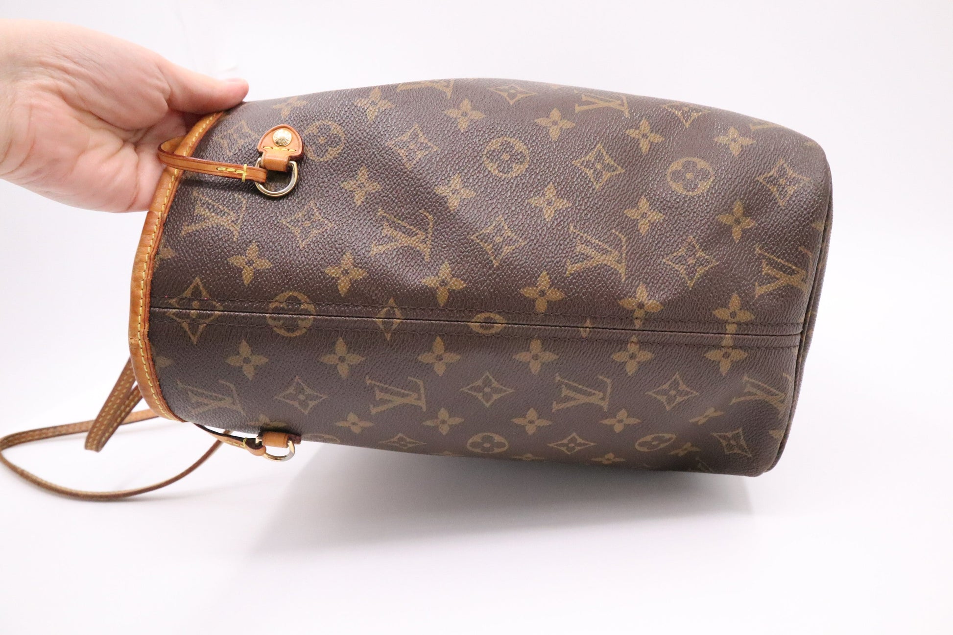 Louis Vuitton Neverfull MM Monogram Canvas Tote Bag Canvas 3