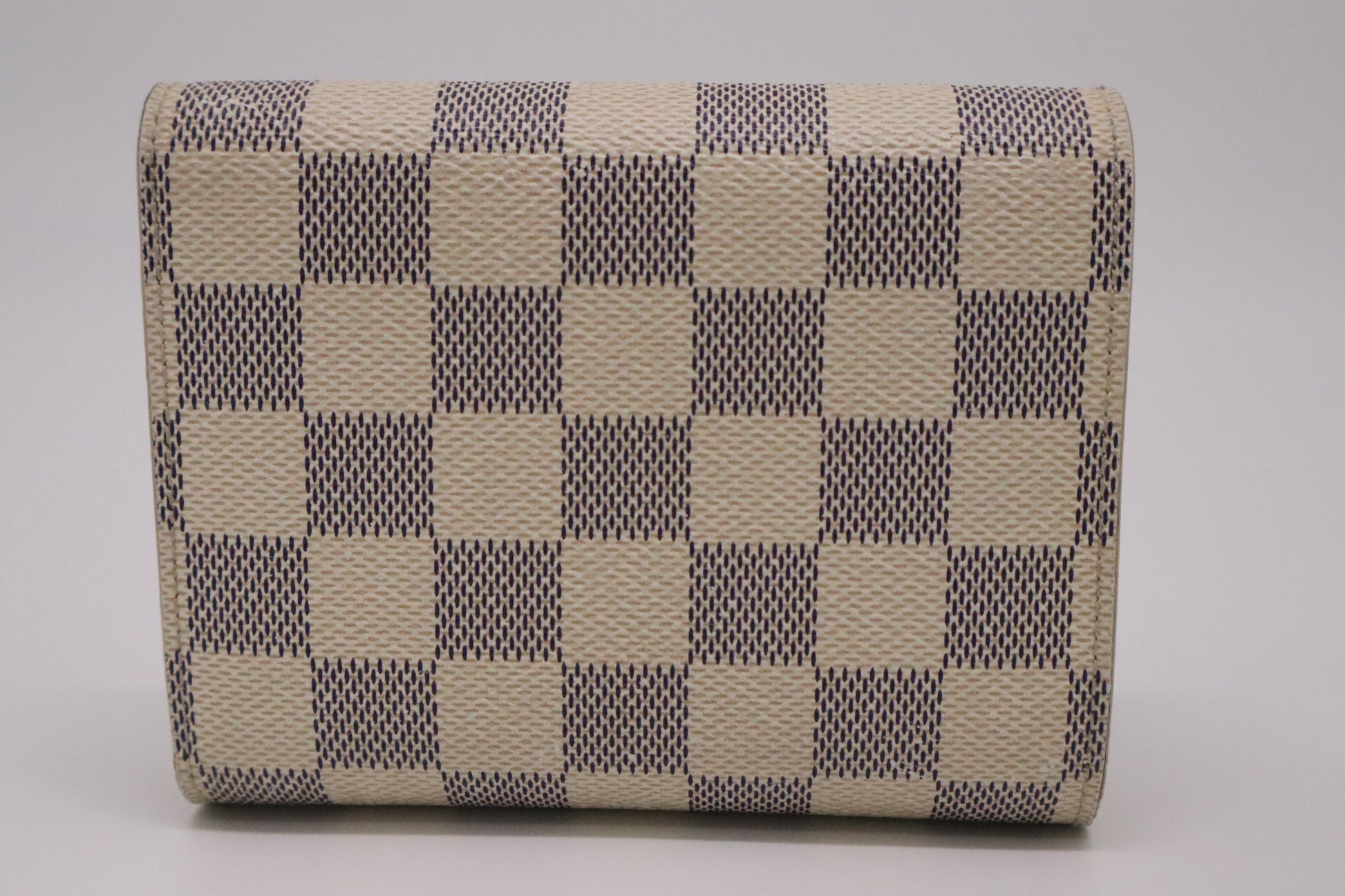 Louis Vuitton Portefeuille Koala Azur Canvas Damier Handbag