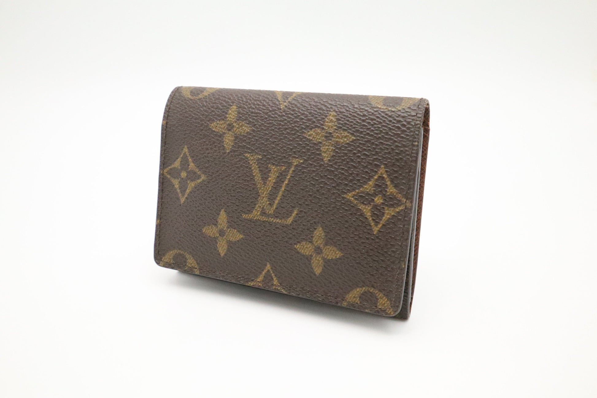 Louis Vuitton Card Monogram Canvas Wallet Case Monogram Canvas