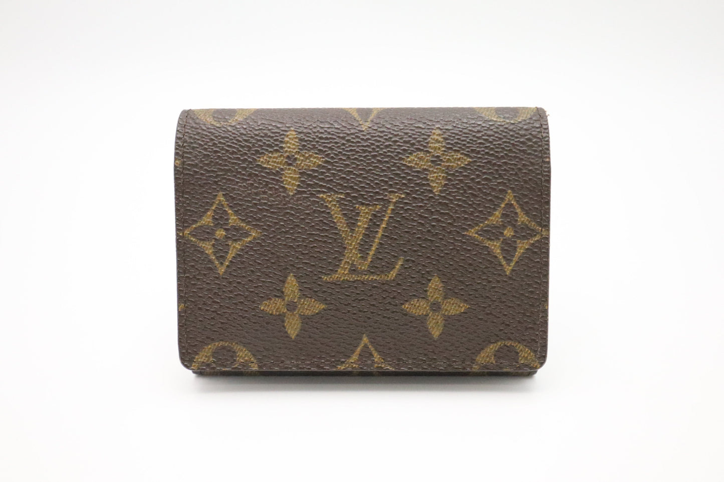 Louis Vuitton Card Monogram Canvas Wallet Case Monogram Canvas