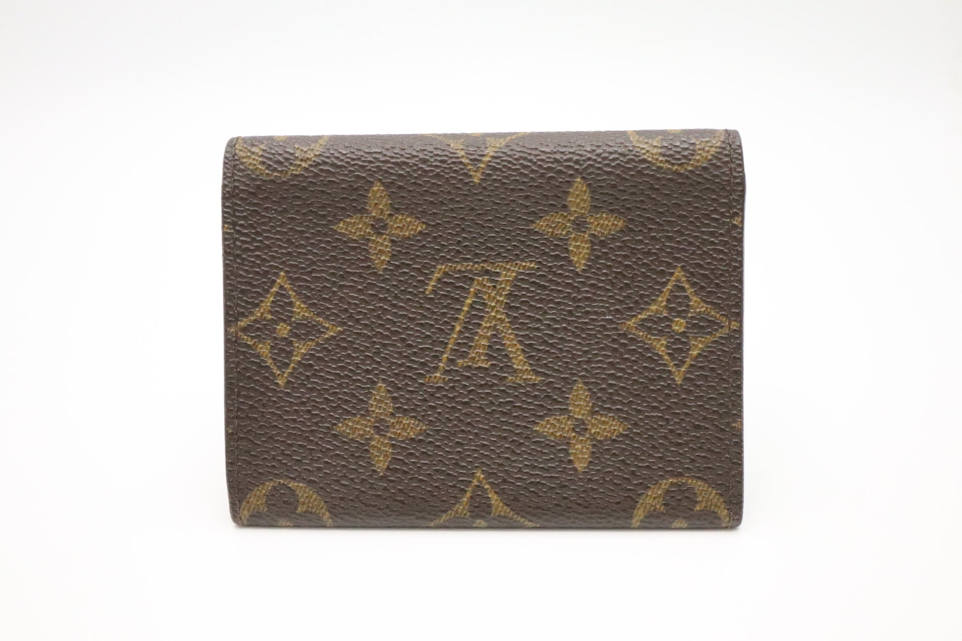 Louis Vuitton Card Monogram Canvas Wallet Case Monogram Canvas