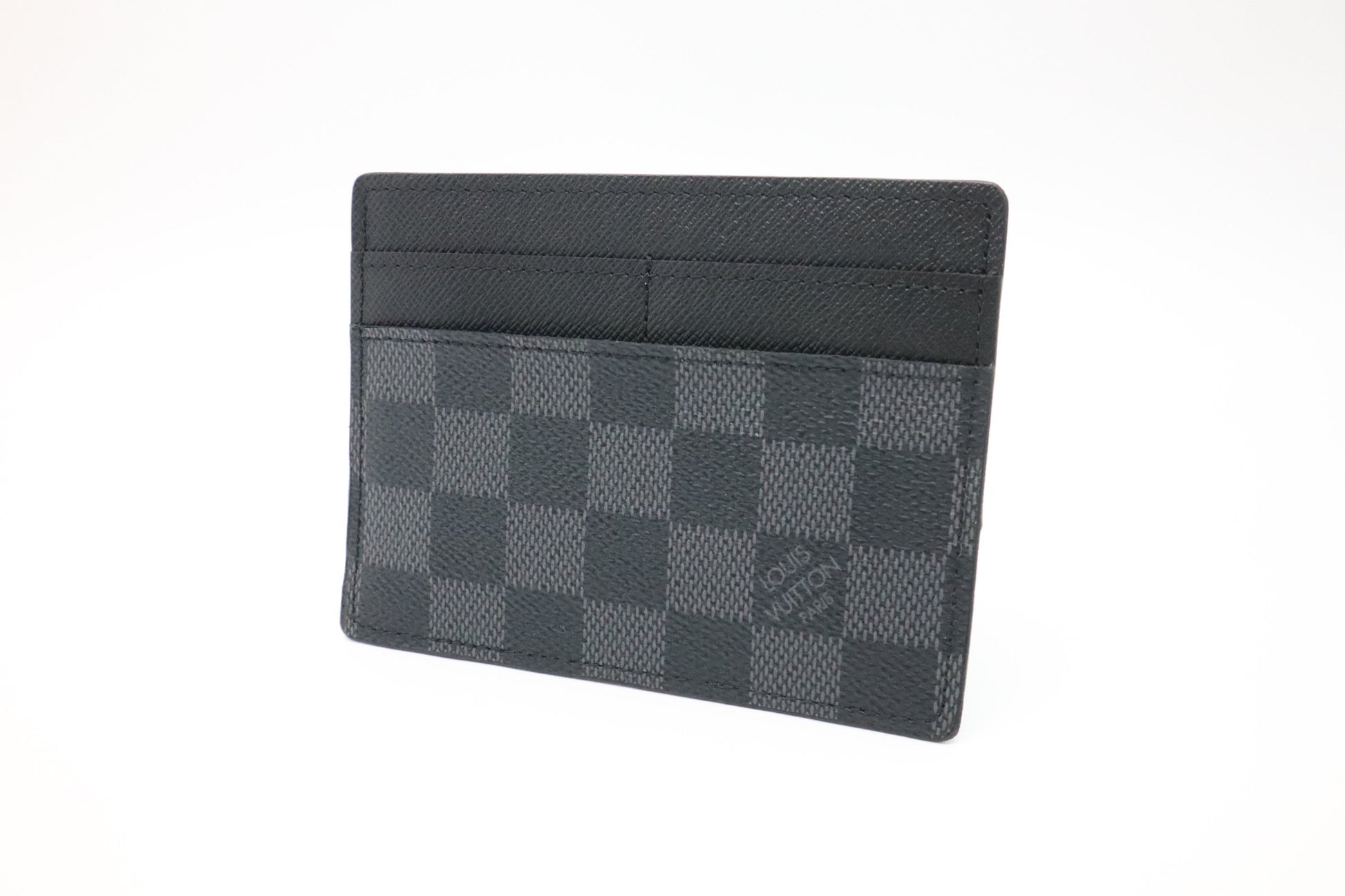 Louis Vuitton Insert Card Graphite Damier Canvas Wallet Case