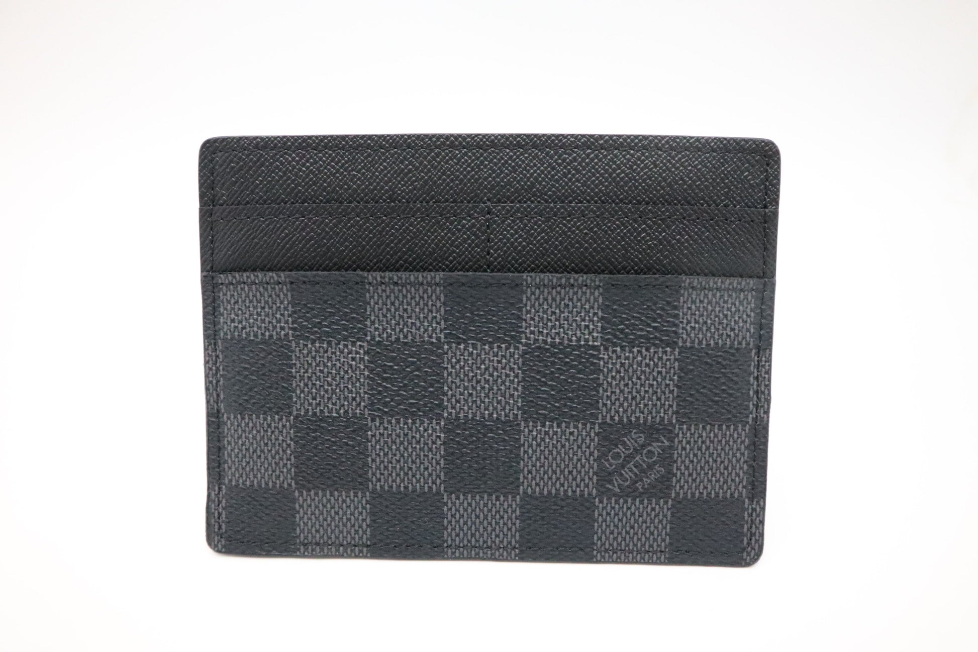Louis Vuitton Insert Card Graphite Damier Canvas Wallet Case