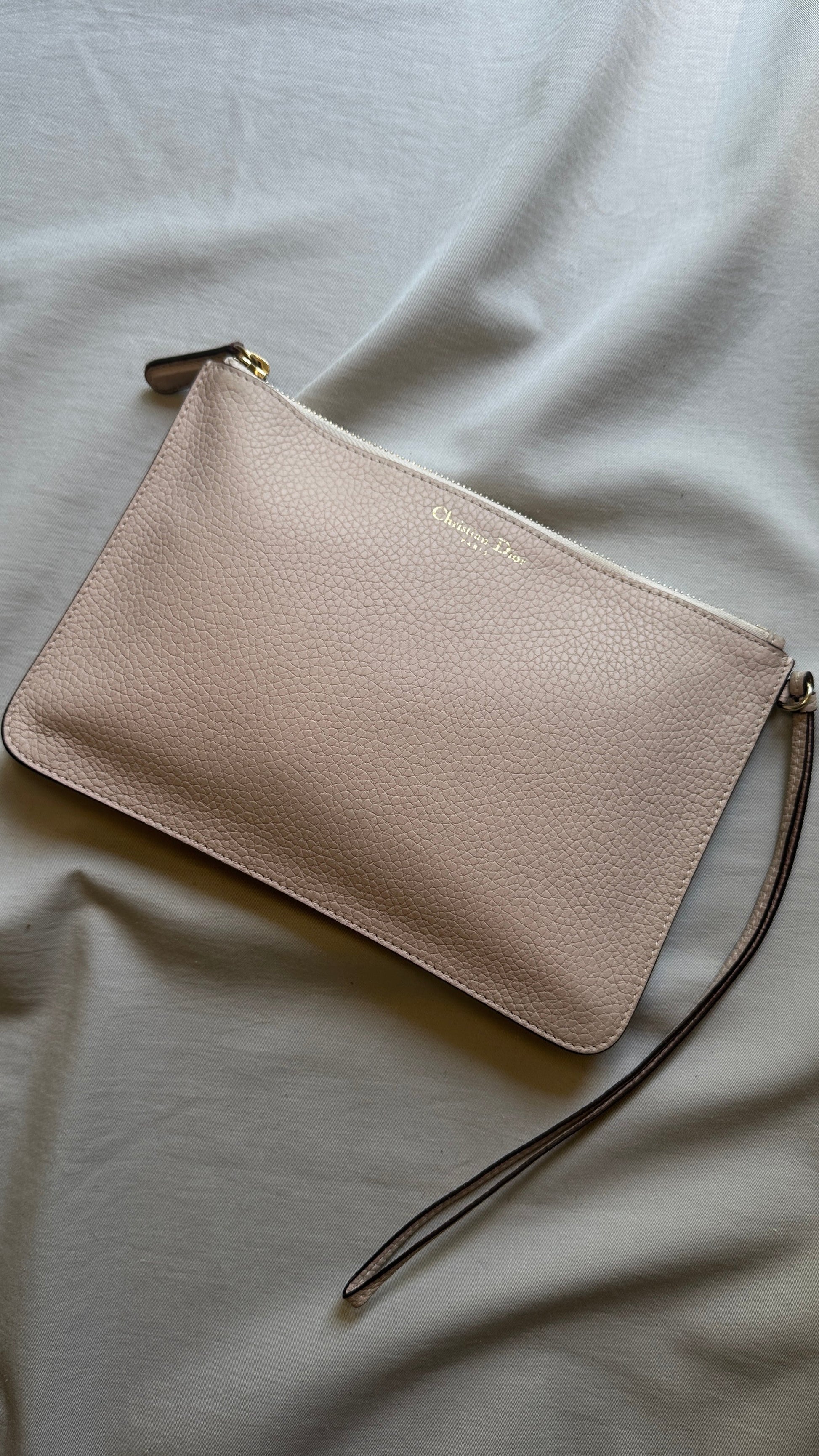 Dior Pochette Rosa Leather Handbag