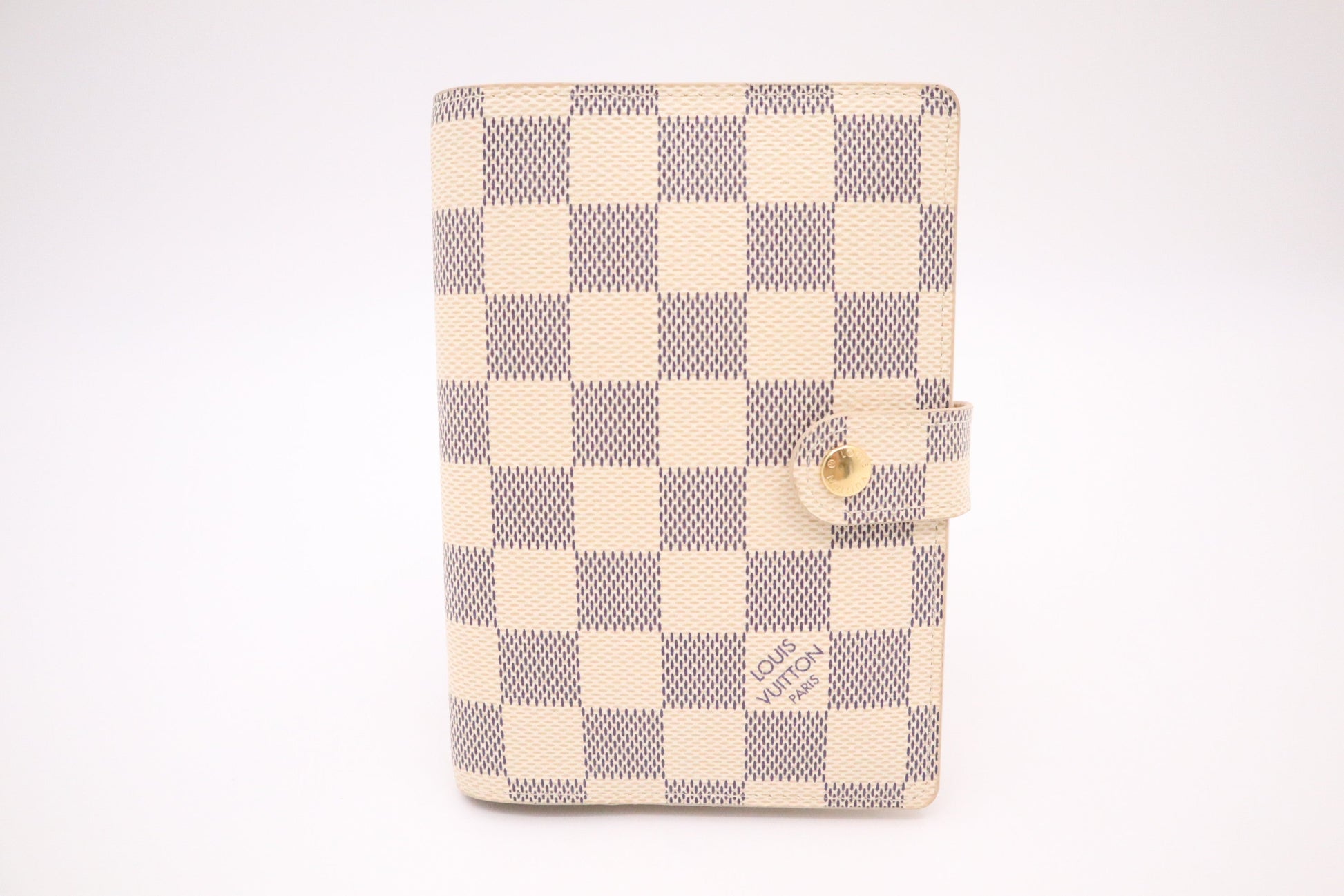 Louis Vuitton Agenda PM Azur Damier Canvas Handbag Damier Azur