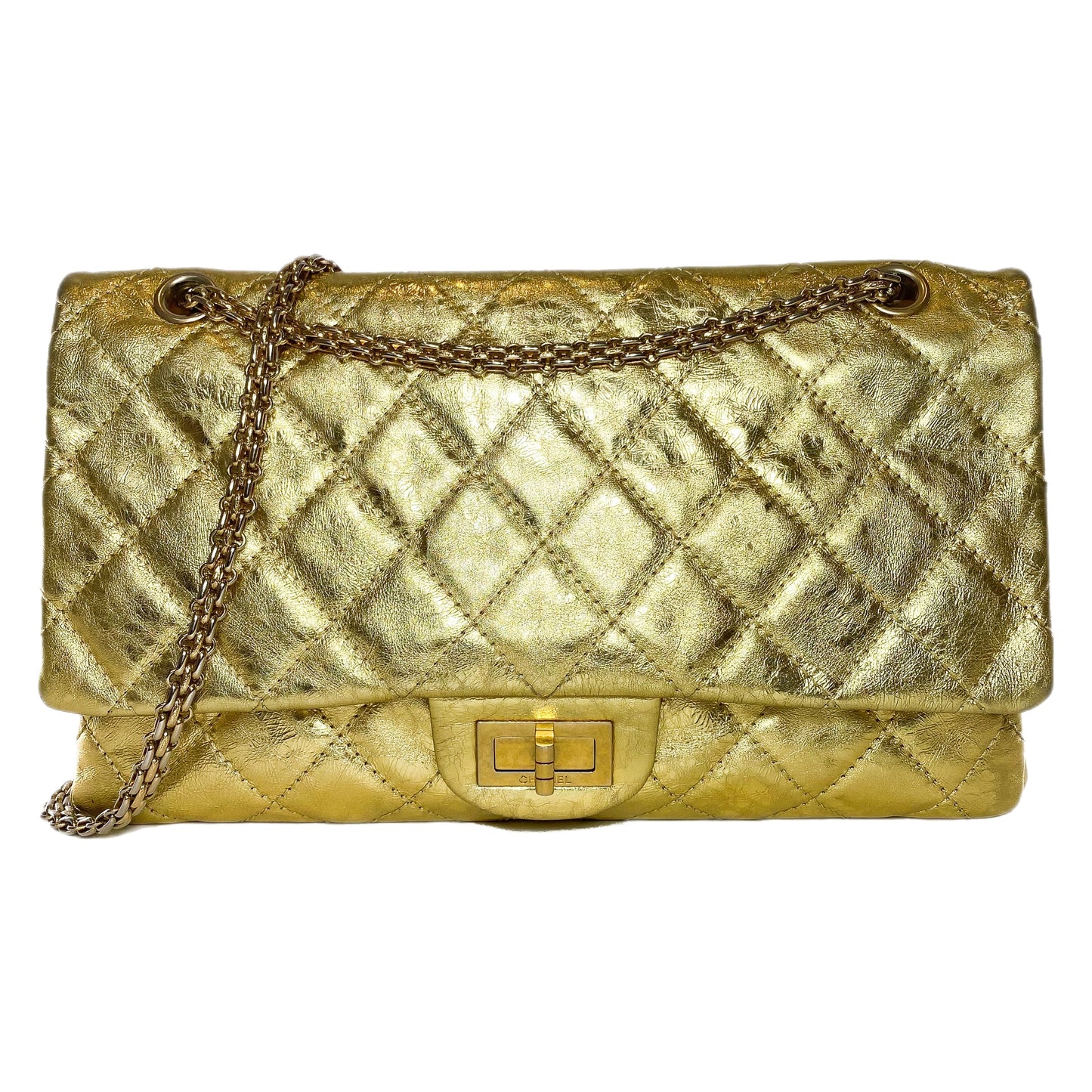 Chanel Metallic Gold Reissue Flap Bag