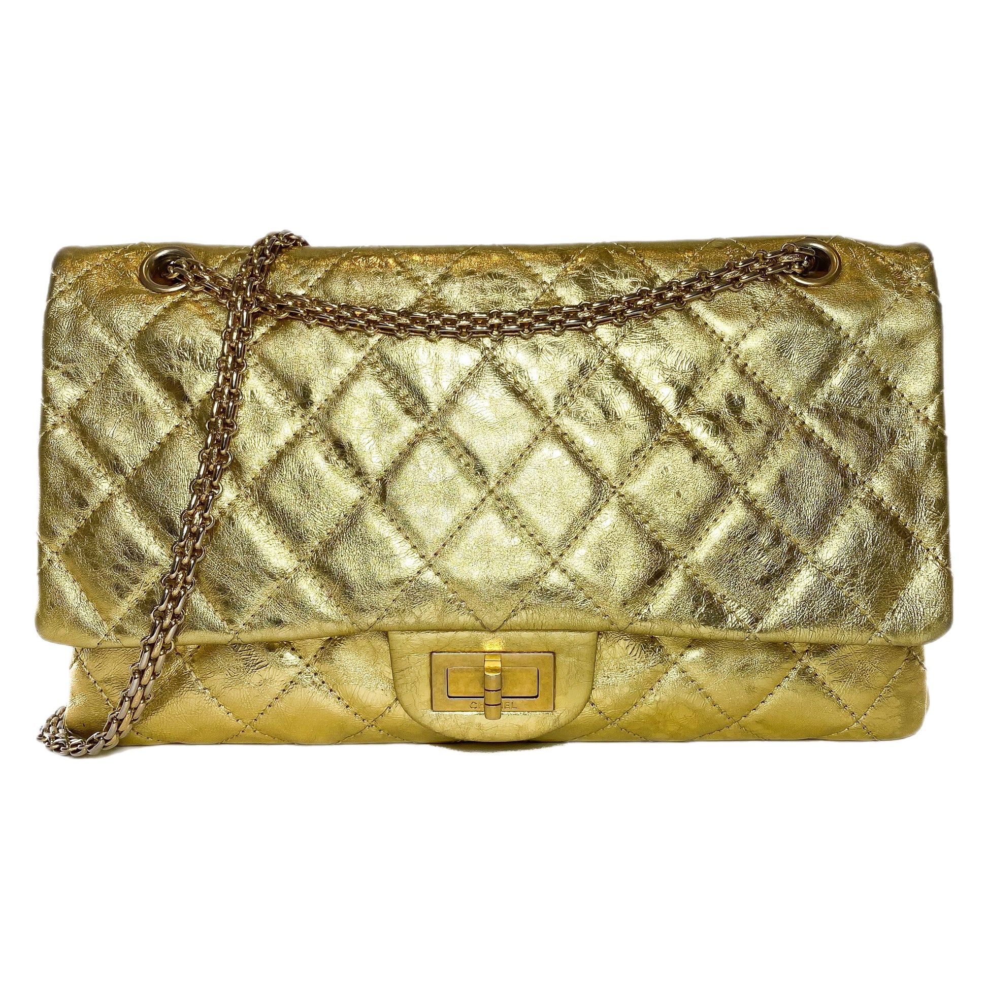 Chanel Metallic Gold Reissue Flap Bag
