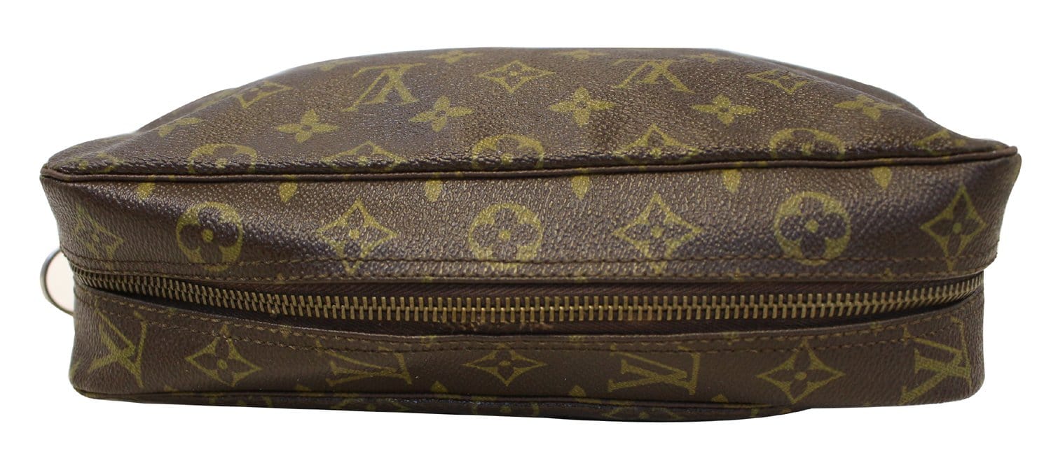 Louis Trousse Toilette Clutch Canvas Monogram Clutch Bag