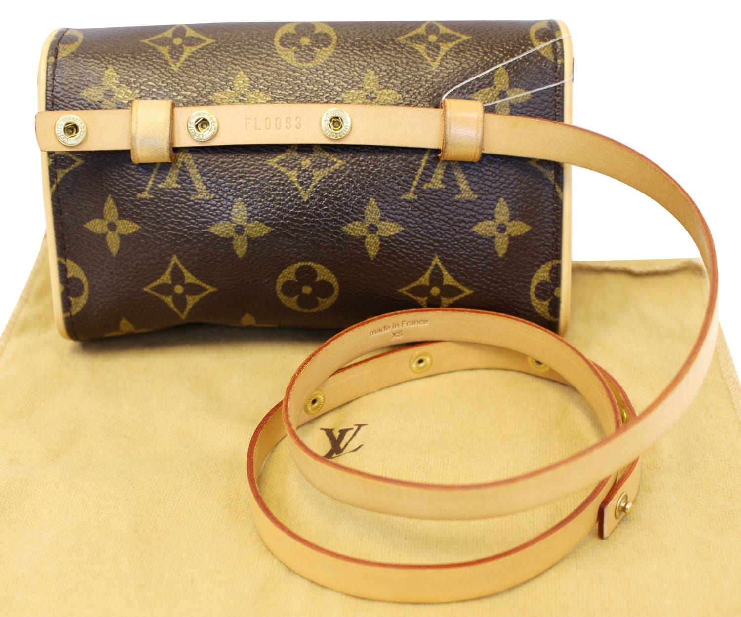 Louis Florentine Pouch Bum Bag Canvas Monogram Crossbody Bag