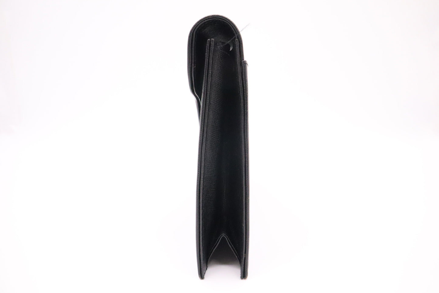 YSL Saint Laurent Clutch In Leather Black Clutch Bag Black Leather 4