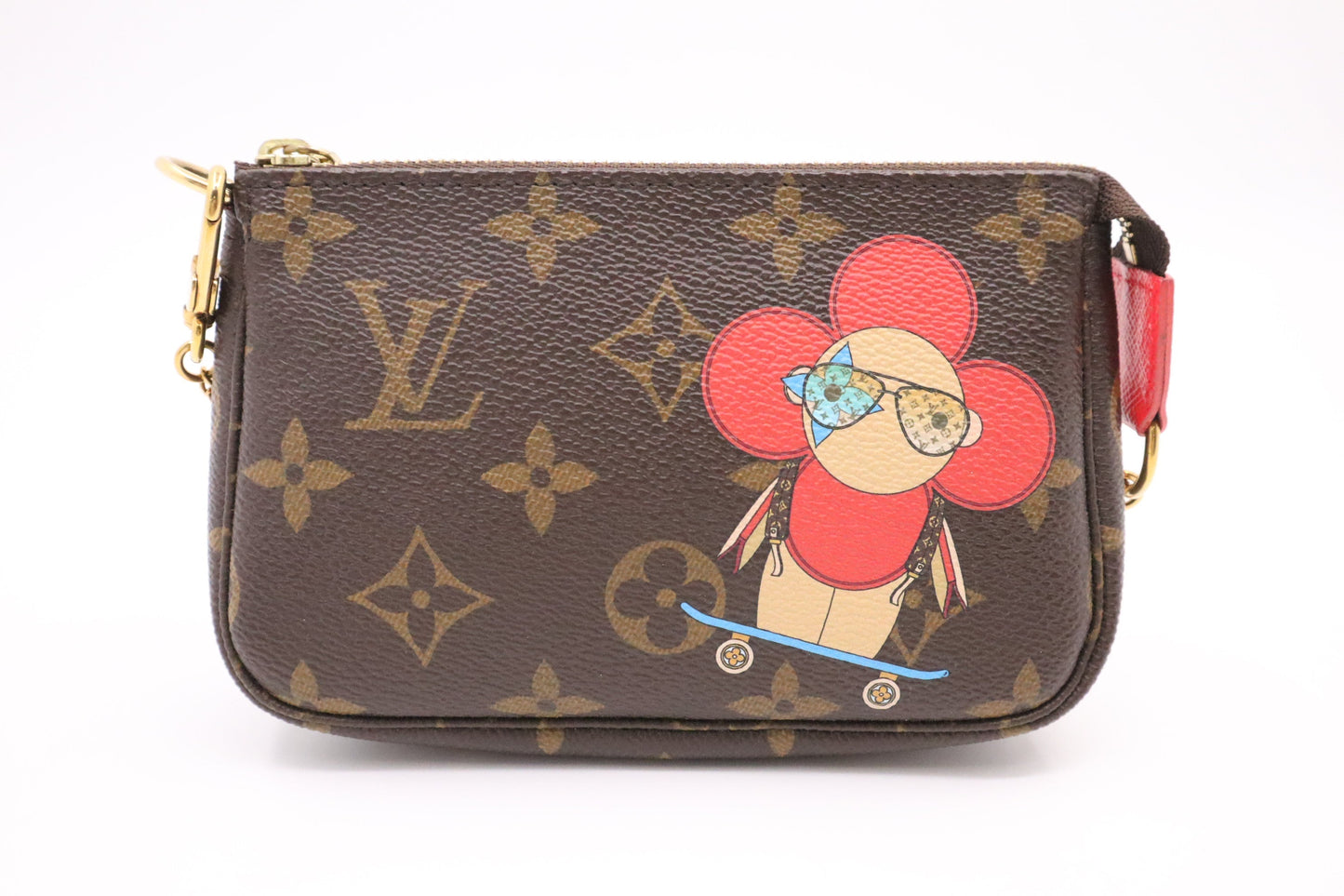 Louis Vuitton Pochette Vivienne Monogram Canvas Clutch Bag