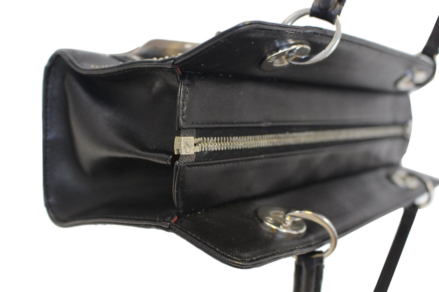 Dior Studded Lady Shoulder Bag Black