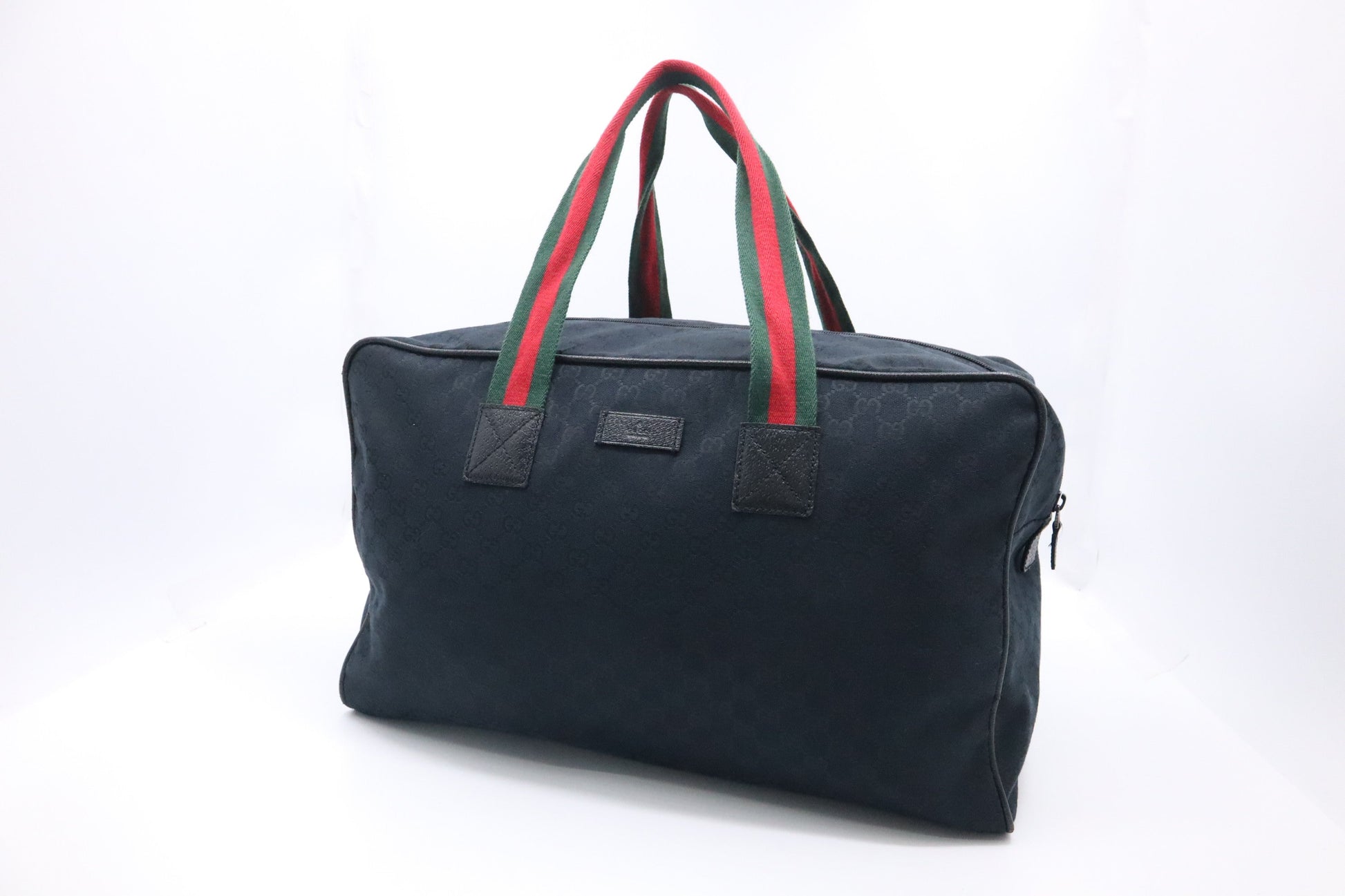 Gucci Boston GG Canvas Black Handbag