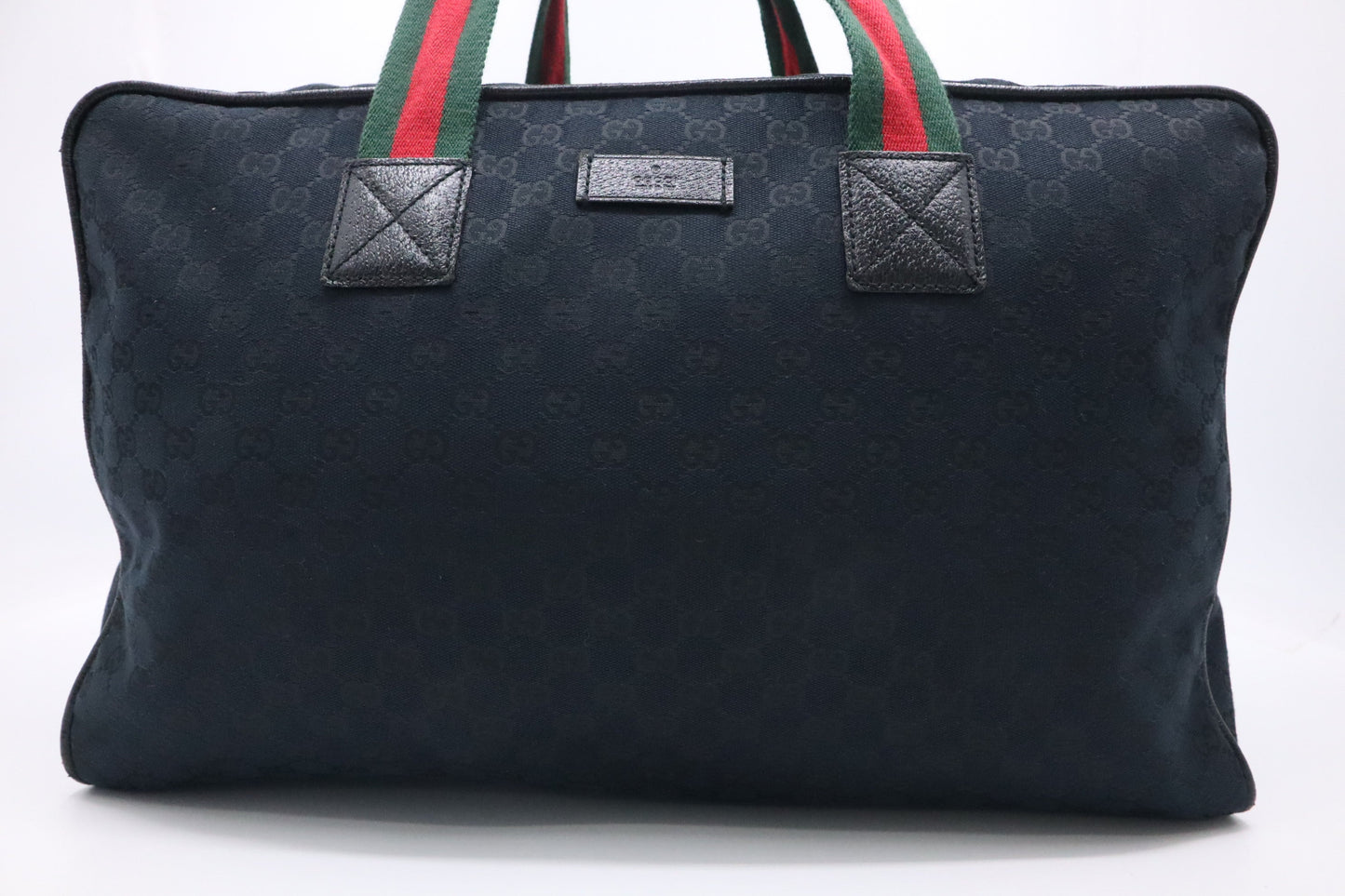 Gucci Boston GG Canvas Black Handbag
