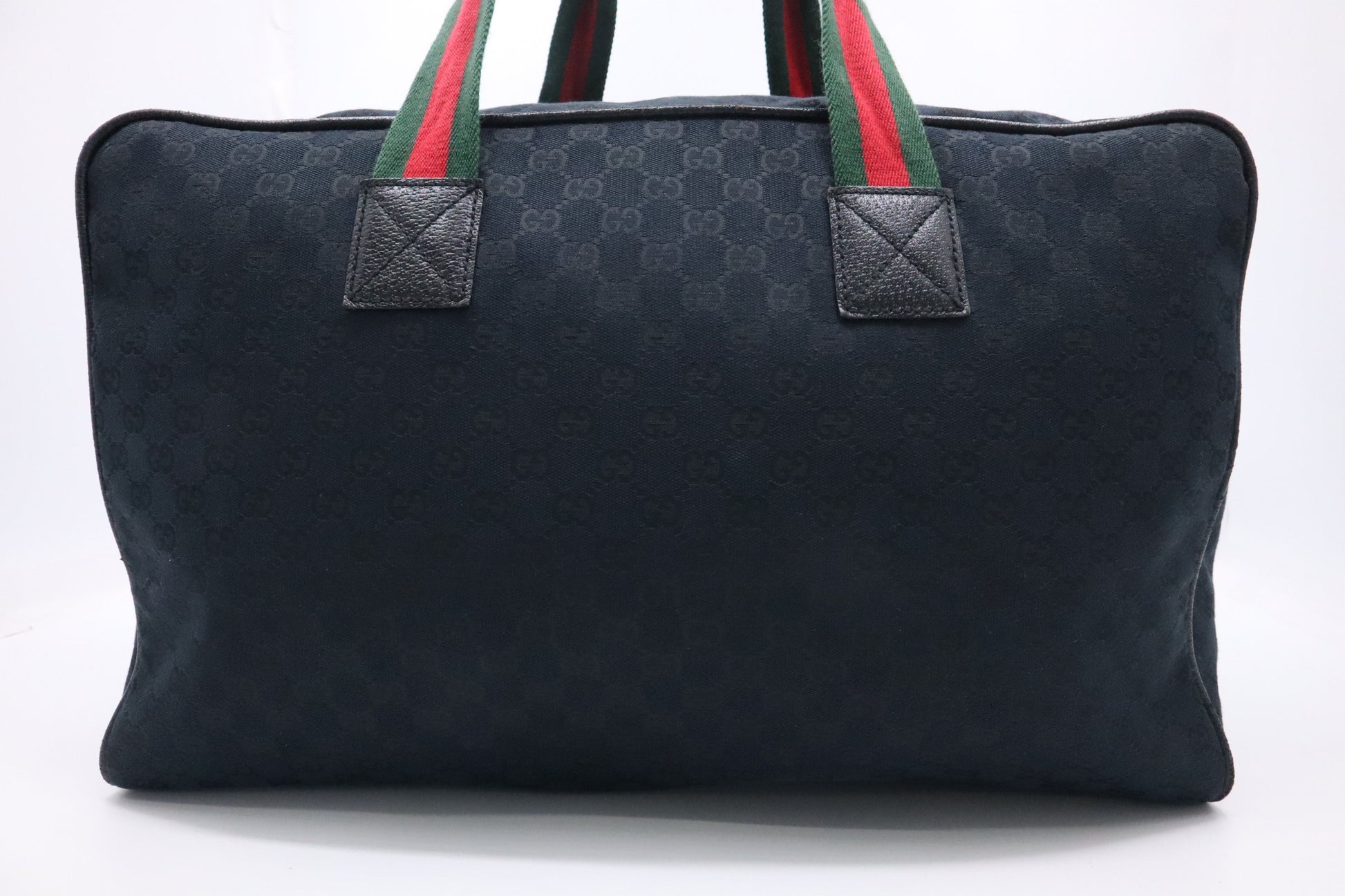 Gucci Boston GG Canvas Black Handbag