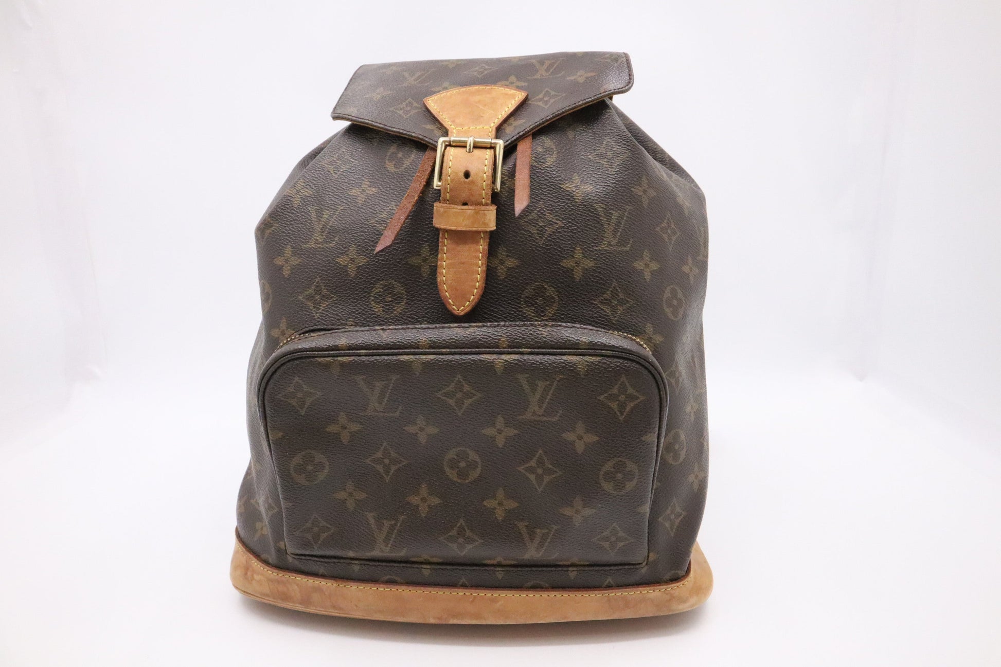 Louis Vuitton Montsouris GM Monogram Canvas Handbag Canvas 3