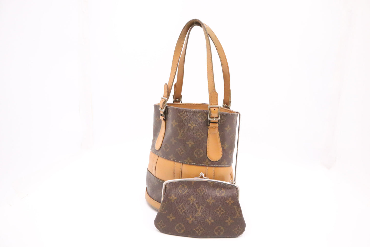 Louis Vuitton French Company Bucket PM Monogram Canvas Bucket Bag