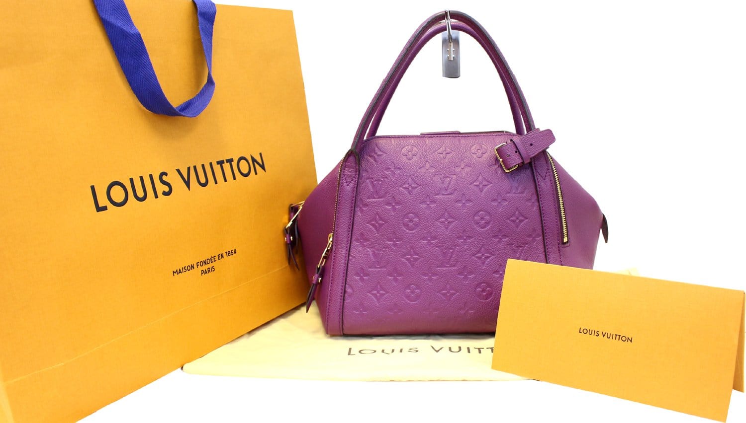 Louis Marais Mm Amethyste Empreinte Bag Monogram Travel Bag