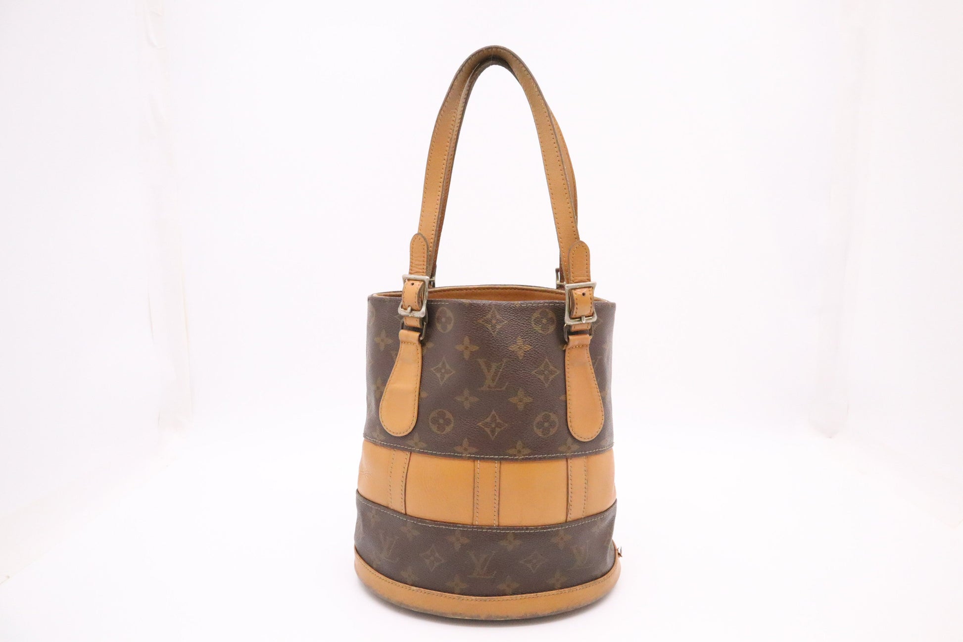 Louis Vuitton French Company Bucket PM Monogram Canvas Bucket Bag