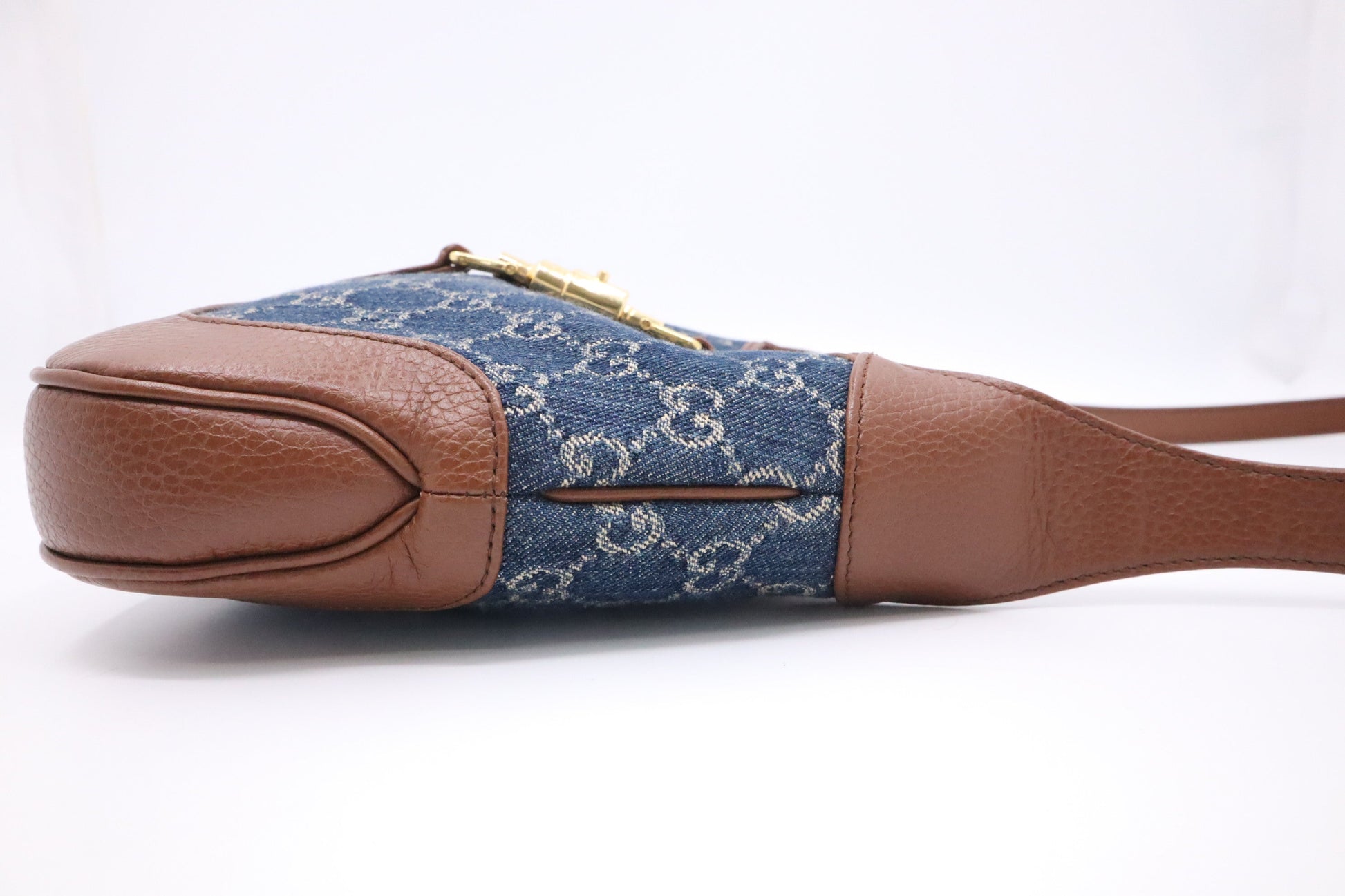 Gucci Jackie In Shoulder Bag Canvas Denim