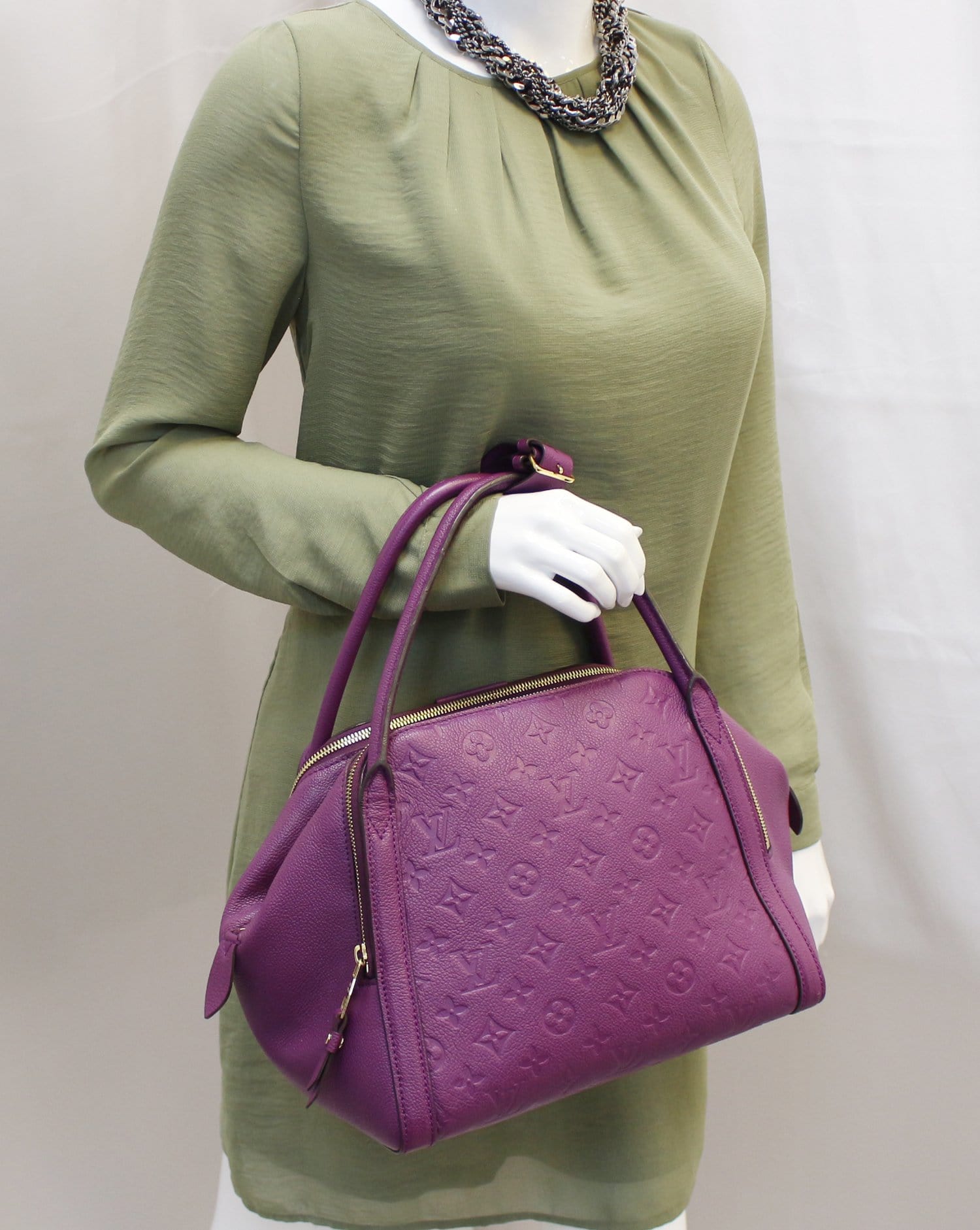 Louis Marais Mm Amethyste Empreinte Bag Monogram Travel Bag