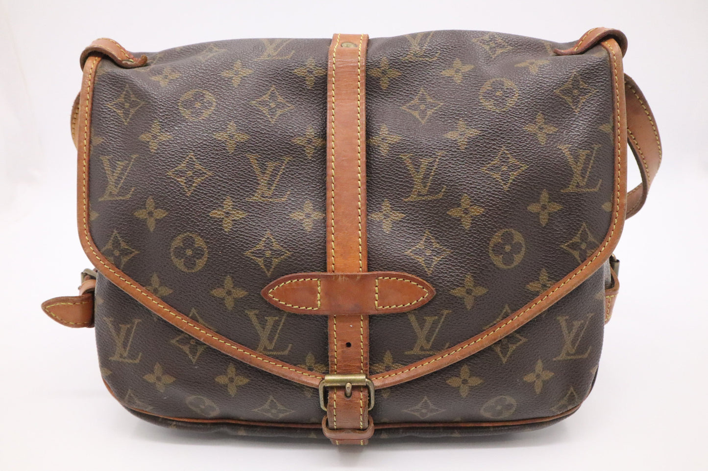 Louis Vuitton Saumur 30 Monogram Canvas Handbag Monogram Canvas