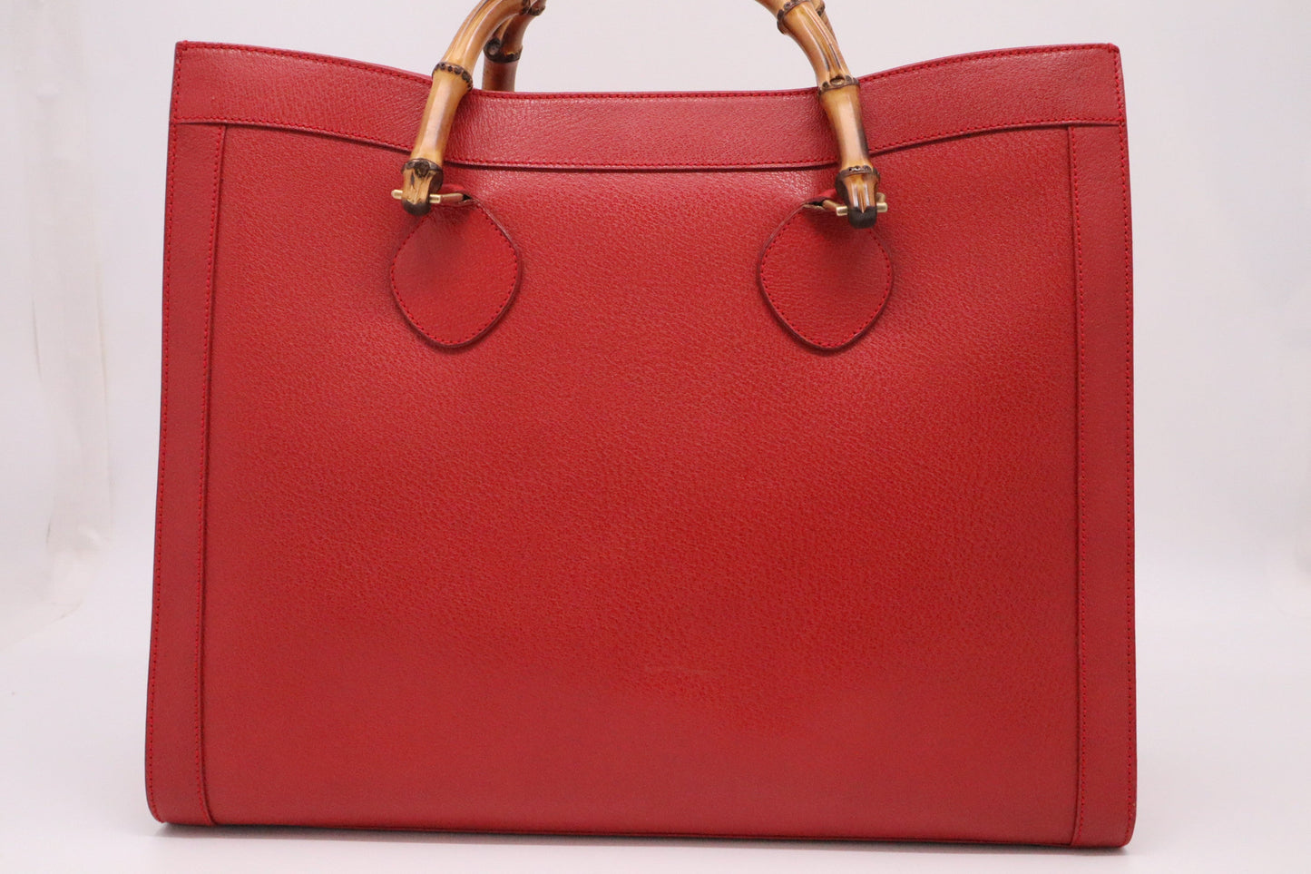 Gucci Diana Leather Red Large Handbag